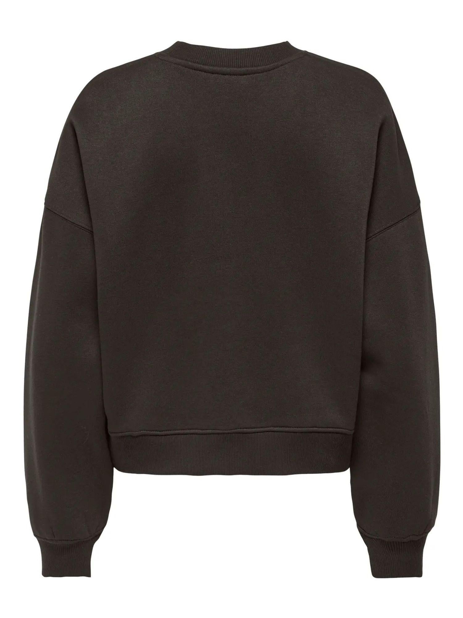 Only ONLBEST Felpa girocollo Donna Marrone Chocolate Torte 15338727 Chocolate Torte ONLY