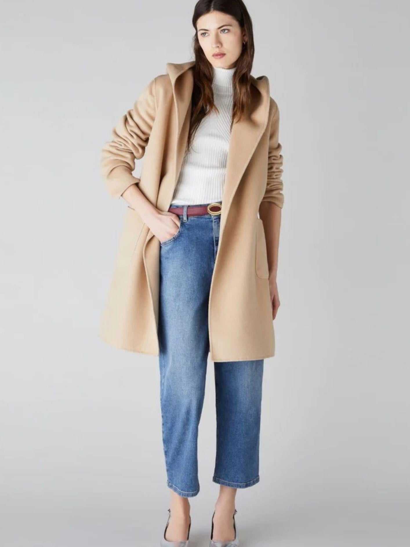 Emme Marella Cappotto Donna Oblato Cammello 2525016011200 003 EMME MARELLA