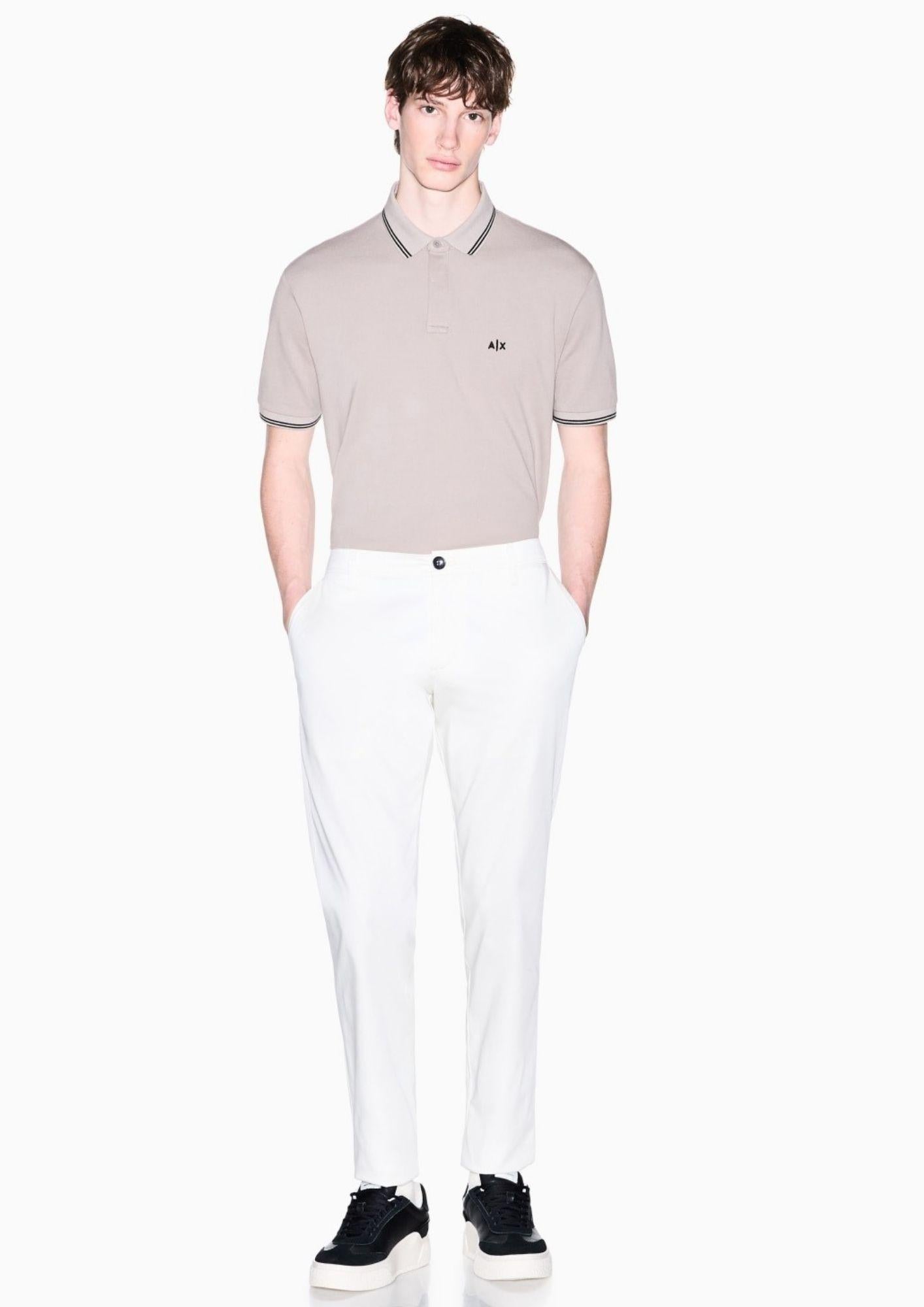 Armani Exchange Polo Uomo Beige XM001287 AF17321 U6107 ARMANI EXCHANGE