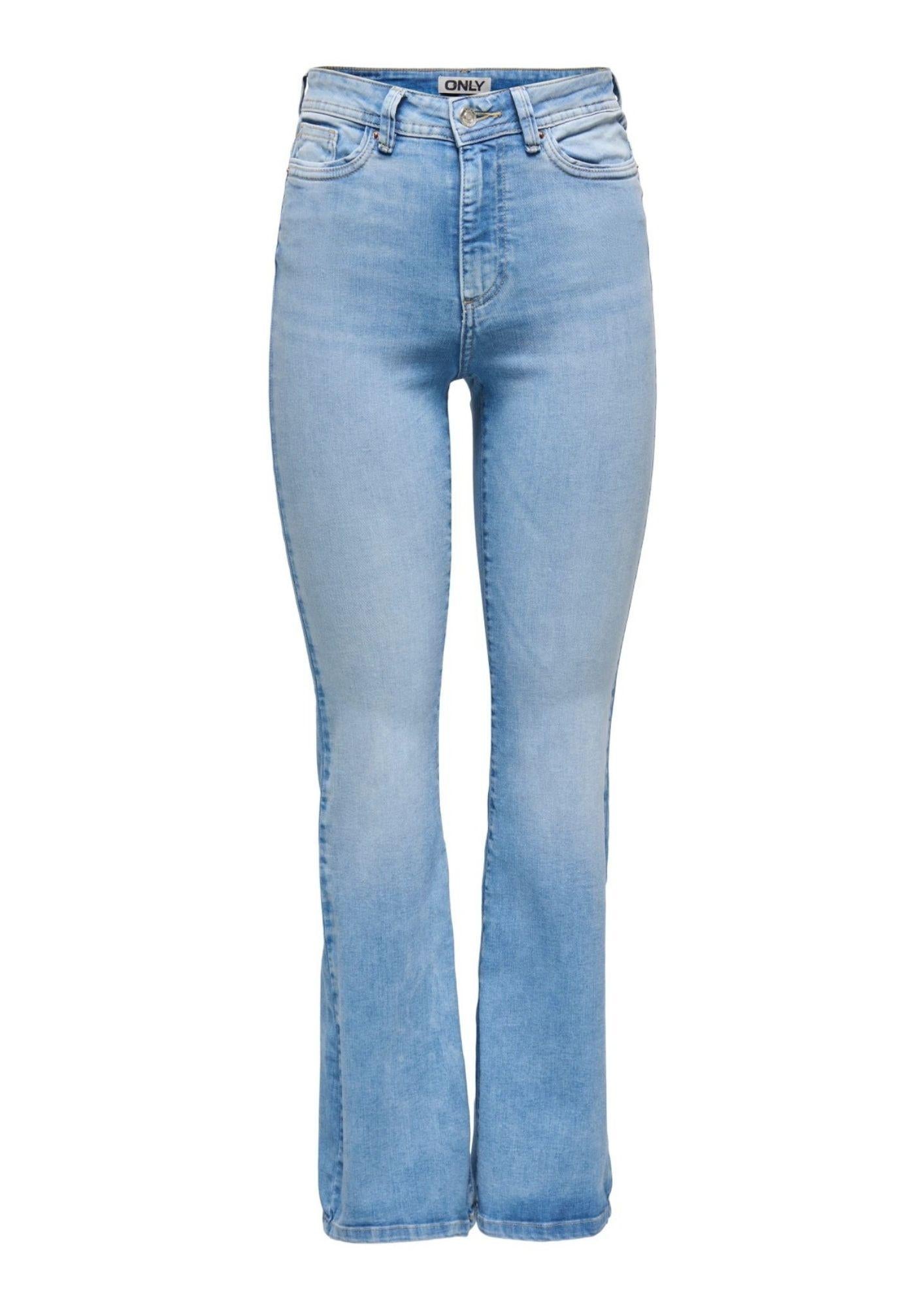 Only Jeans Donna Wauw Blu Denim Chiaro 15361594 Light Blue Denim ONLY