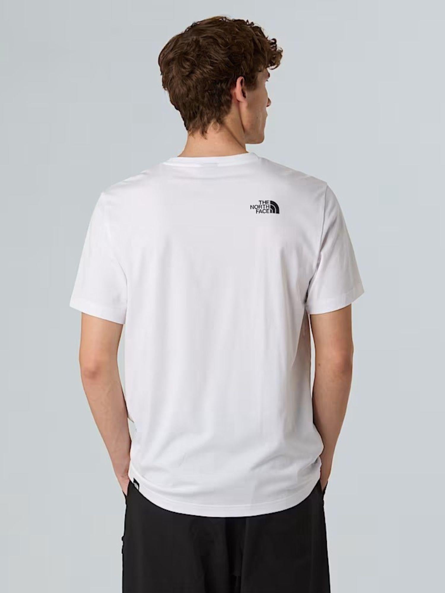 The North Face T-shirt Simple Dome Uomo TNF White NF0A87NG FN4 THE NORTH FACE