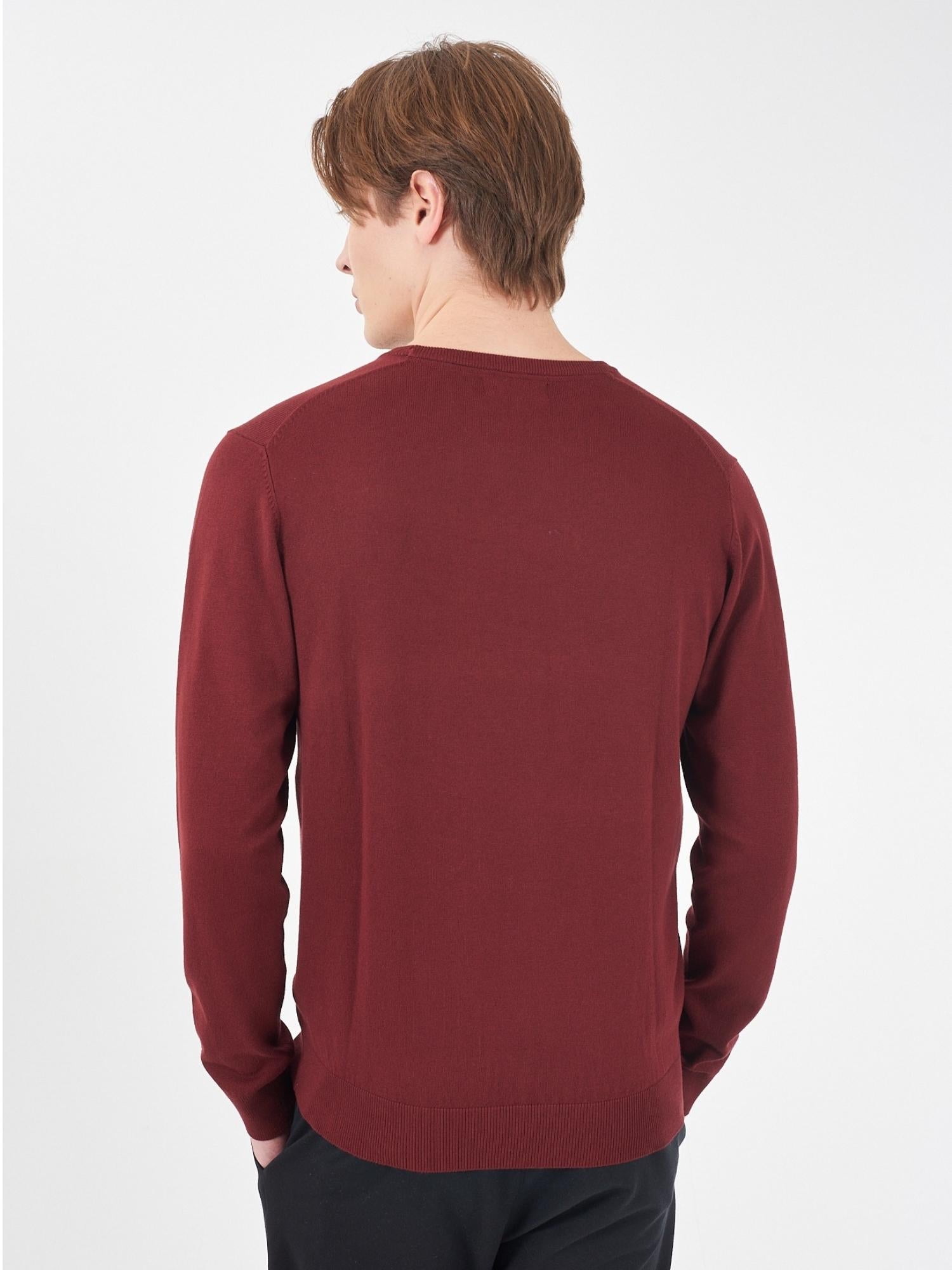 Yes Zee Maglia Girocollo Uomo Bordeaux M855 ML00 0516 YES ZEE