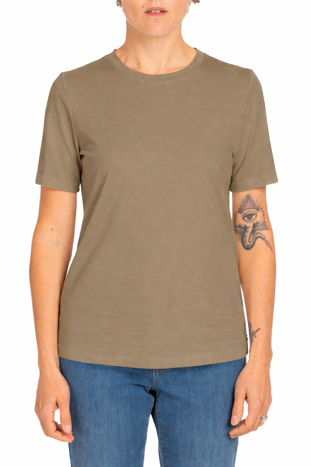 Diana Gallesi T-Shirt Donna Verde Militare G060R000670N 25 DIANA GALLESI