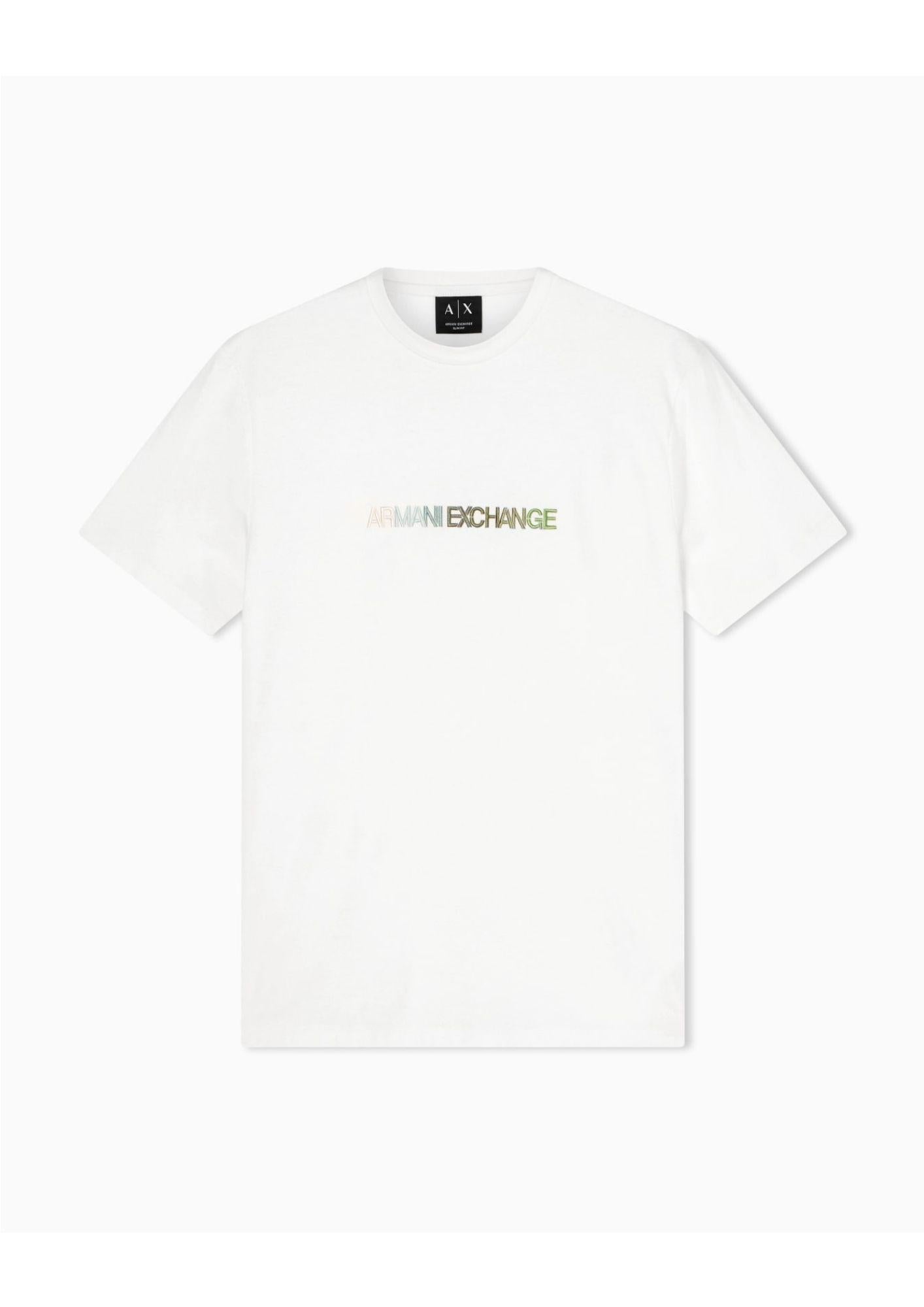 Armani Exchange T-Shirt Uomo Bianca XM002785 AF10358 U0009 ARMANI EXCHANGE