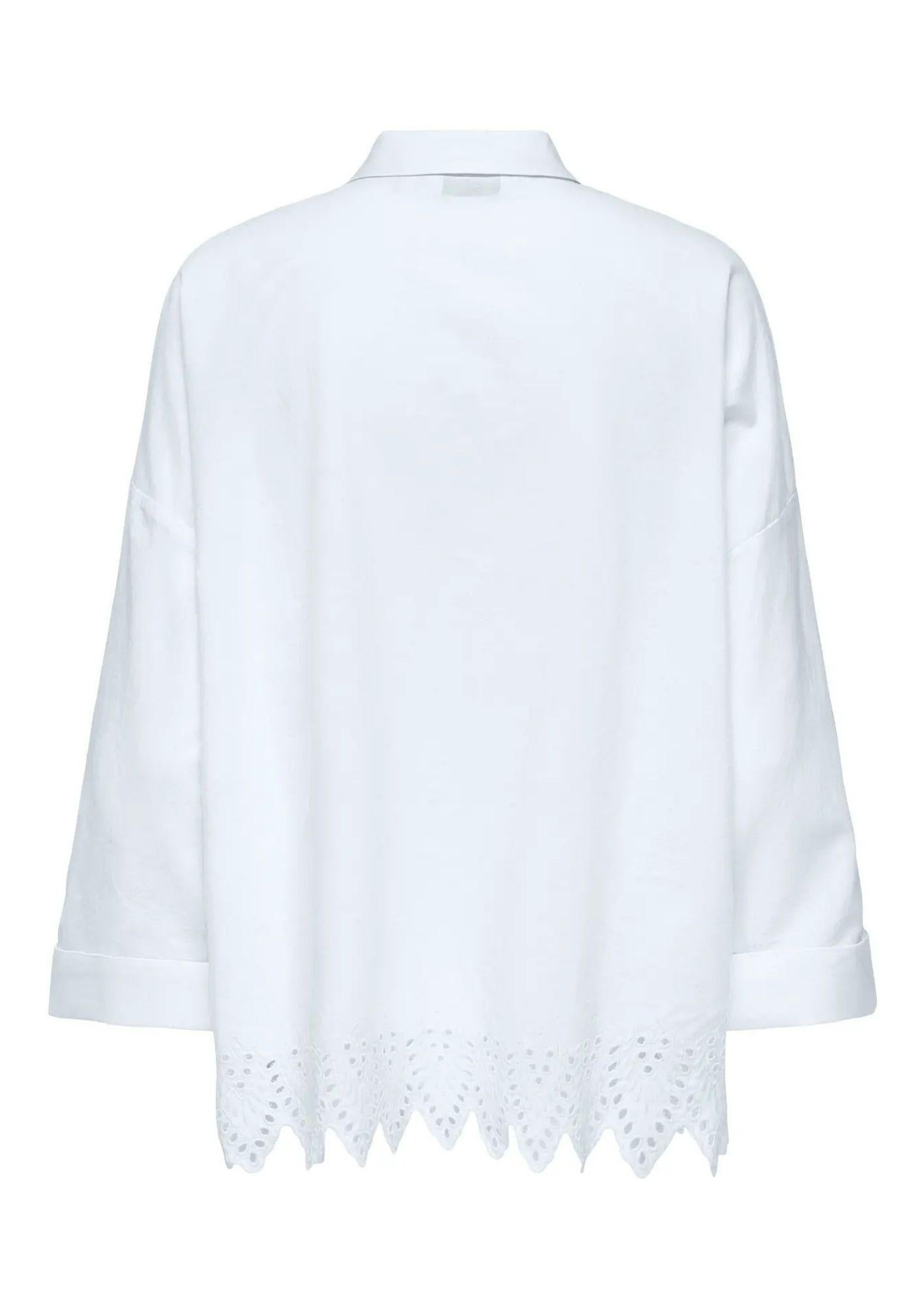 Only Camicia Donna Graces Bianca 15343165 Bright White ONLY