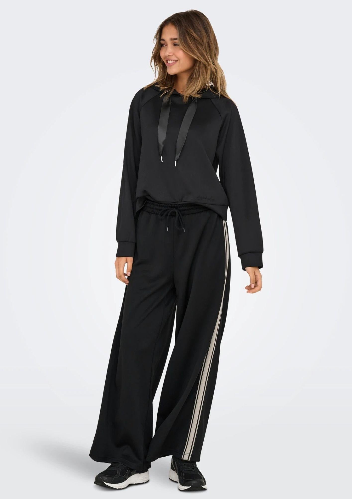 Only Pantalone Donna Asta Nero 15356171 Black Black ONLY