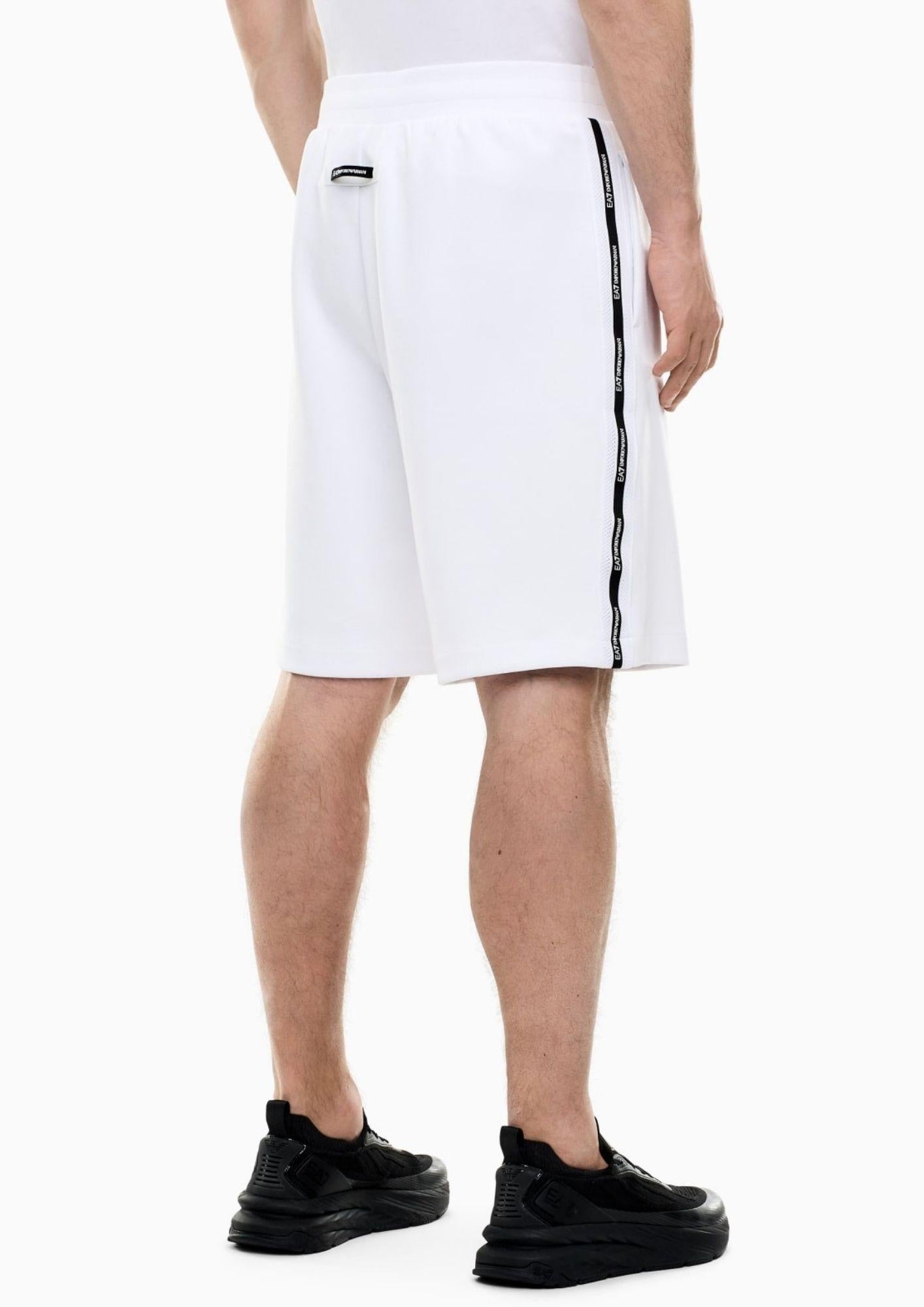 EA7 Emporio Armani Bermuda Uomo Bianco 7M001481 AF12660 U0002 EA7 EMPORIO ARMANI