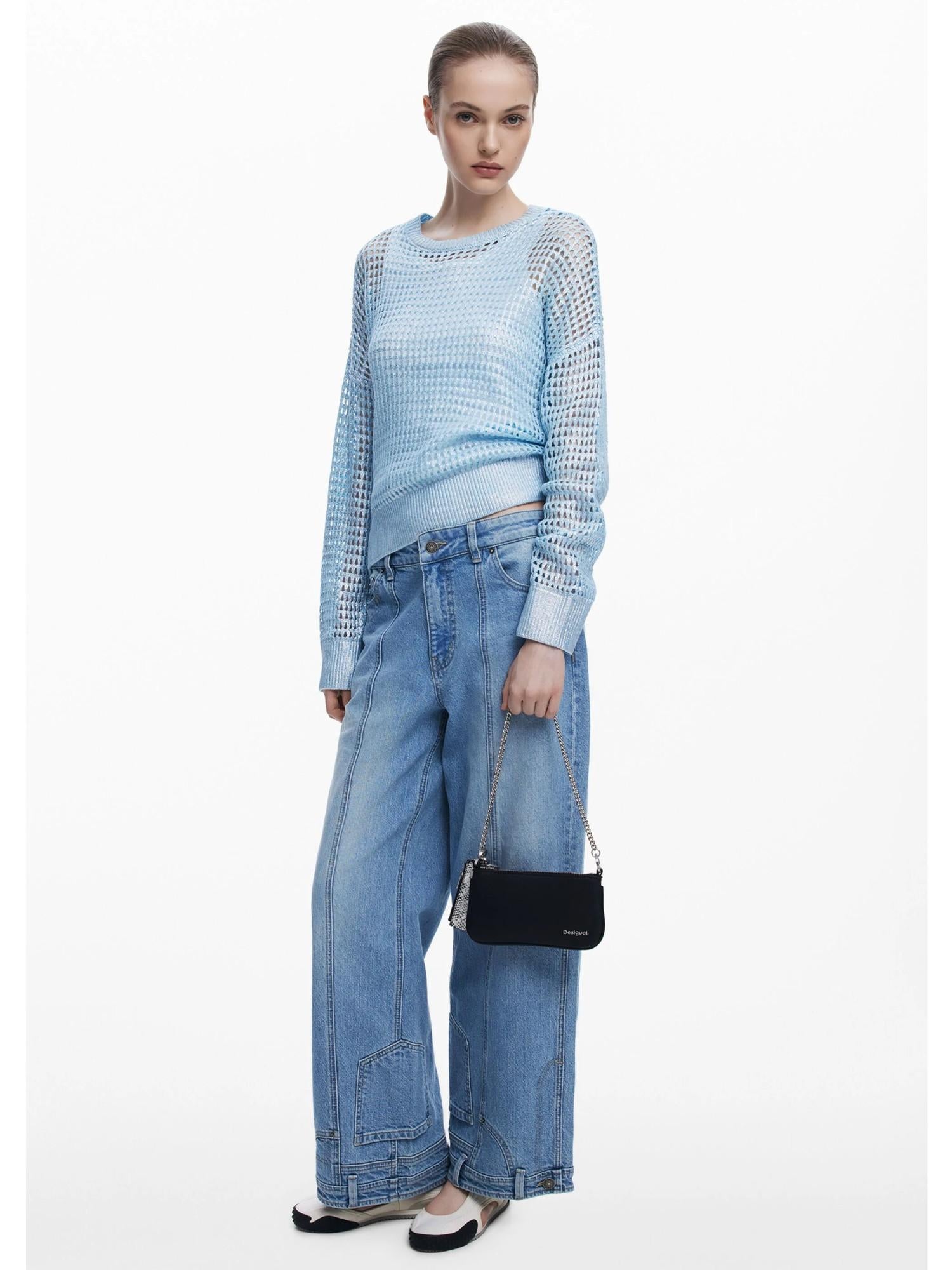 Desigual Portafoglio 2in1 serpente grande Donna Nero 25WAYP22 2000 DESIGUAL