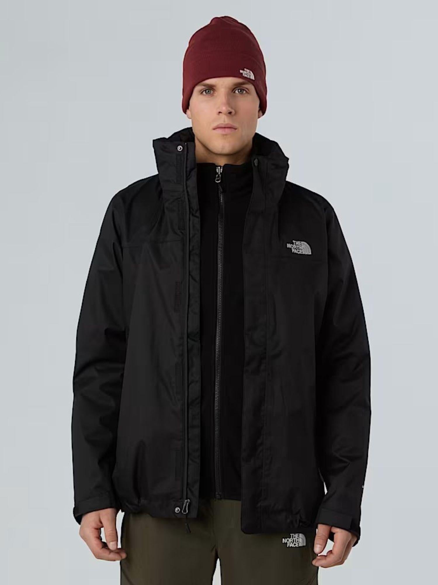 The North Face Giacca 3 in 1 Triclimate Uomo Evolve II Nera NF00CG55 JK3 THE NORTH FACE
