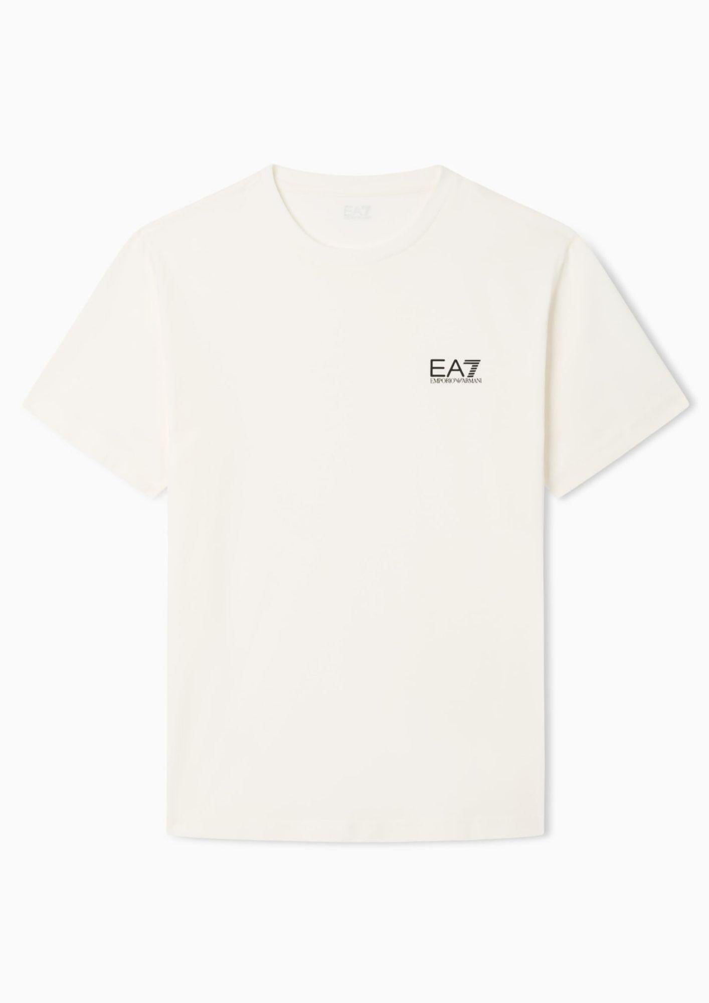 EA7 Emporio Armani T-Shirt Uomo Bianco Panna 8NPT25 PJVPZ U0004 EA7 EMPORIO ARMANI