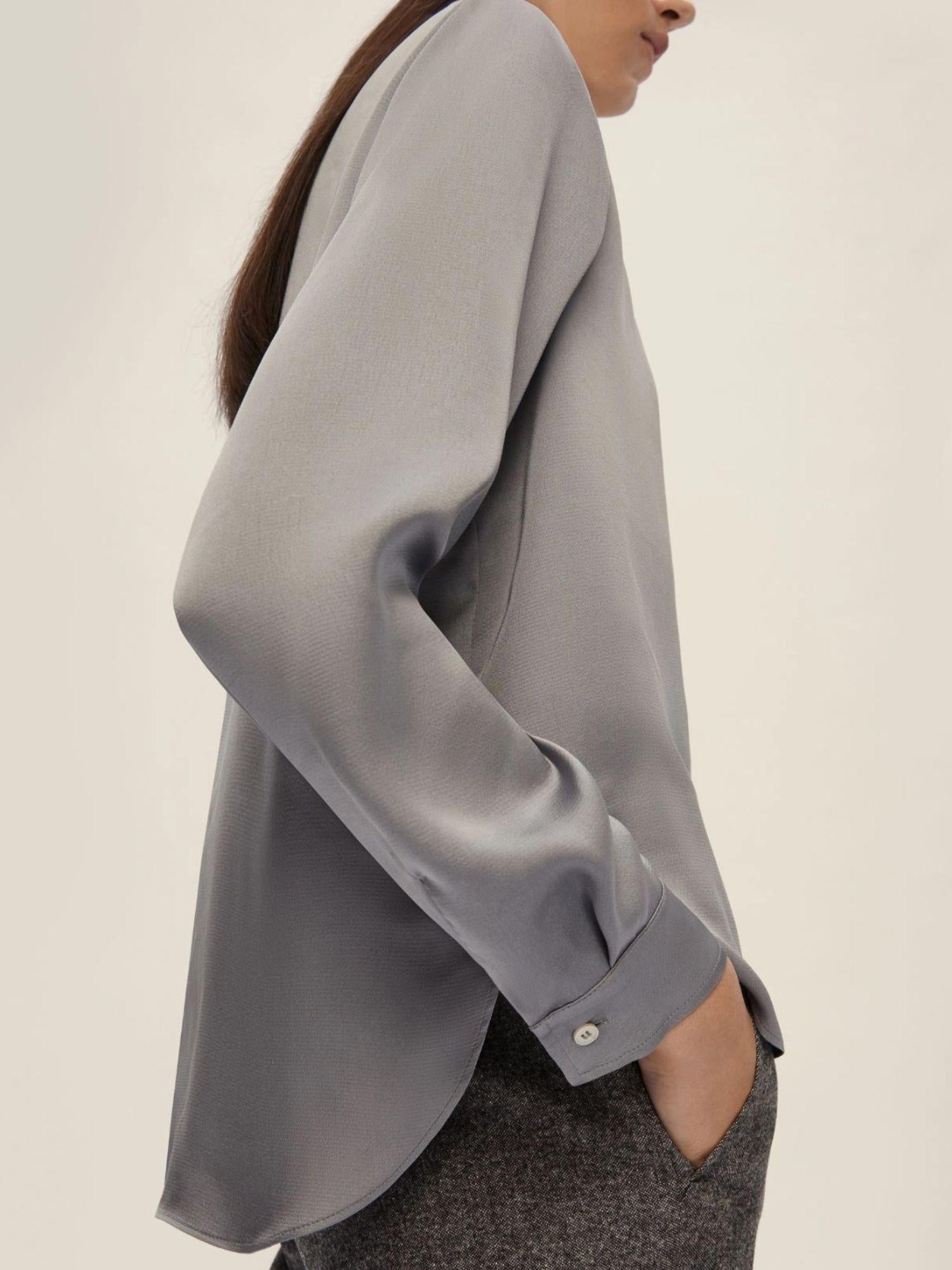 Emme Marella Blusa Donna Albero Grigio Chiaro 2525116022200 008 EMME MARELLA