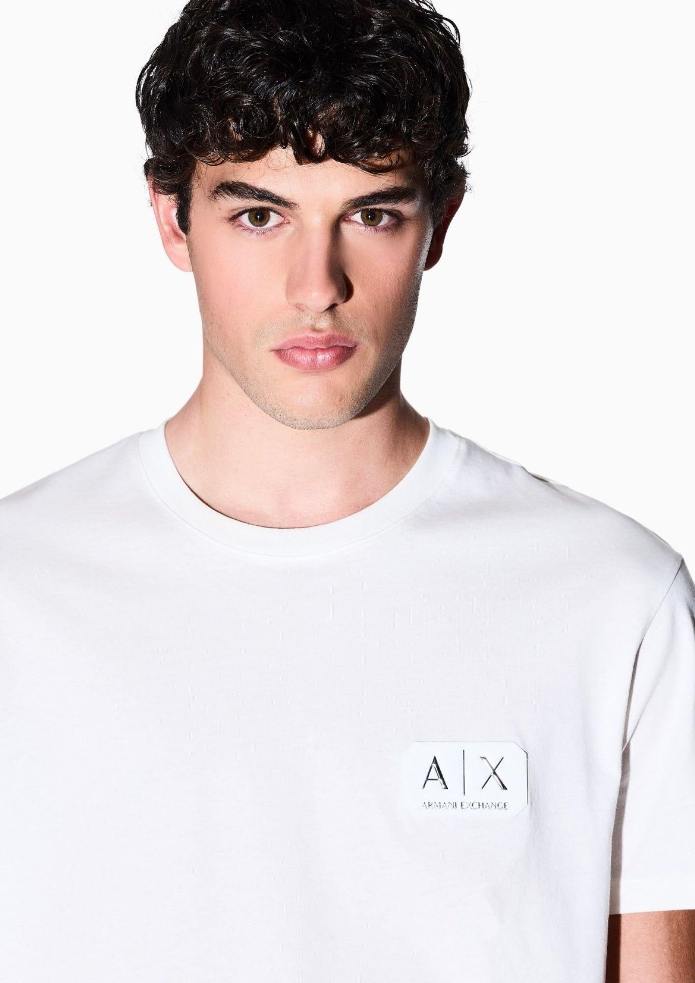 Armani Exchange T-Shirt Uomo Bianca XM002178 AF12308 U0009 ARMANI EXCHANGE