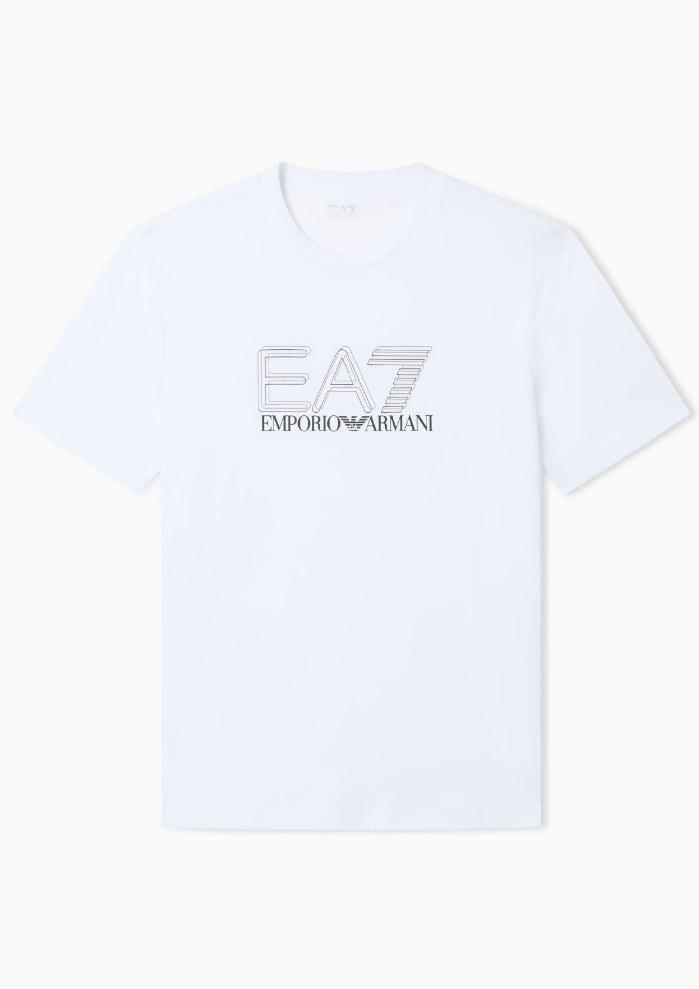 EA7 Emporio Armani T-Shirt Bianca 7M001307 AF10375 U0002 EA7 EMPORIO ARMANI