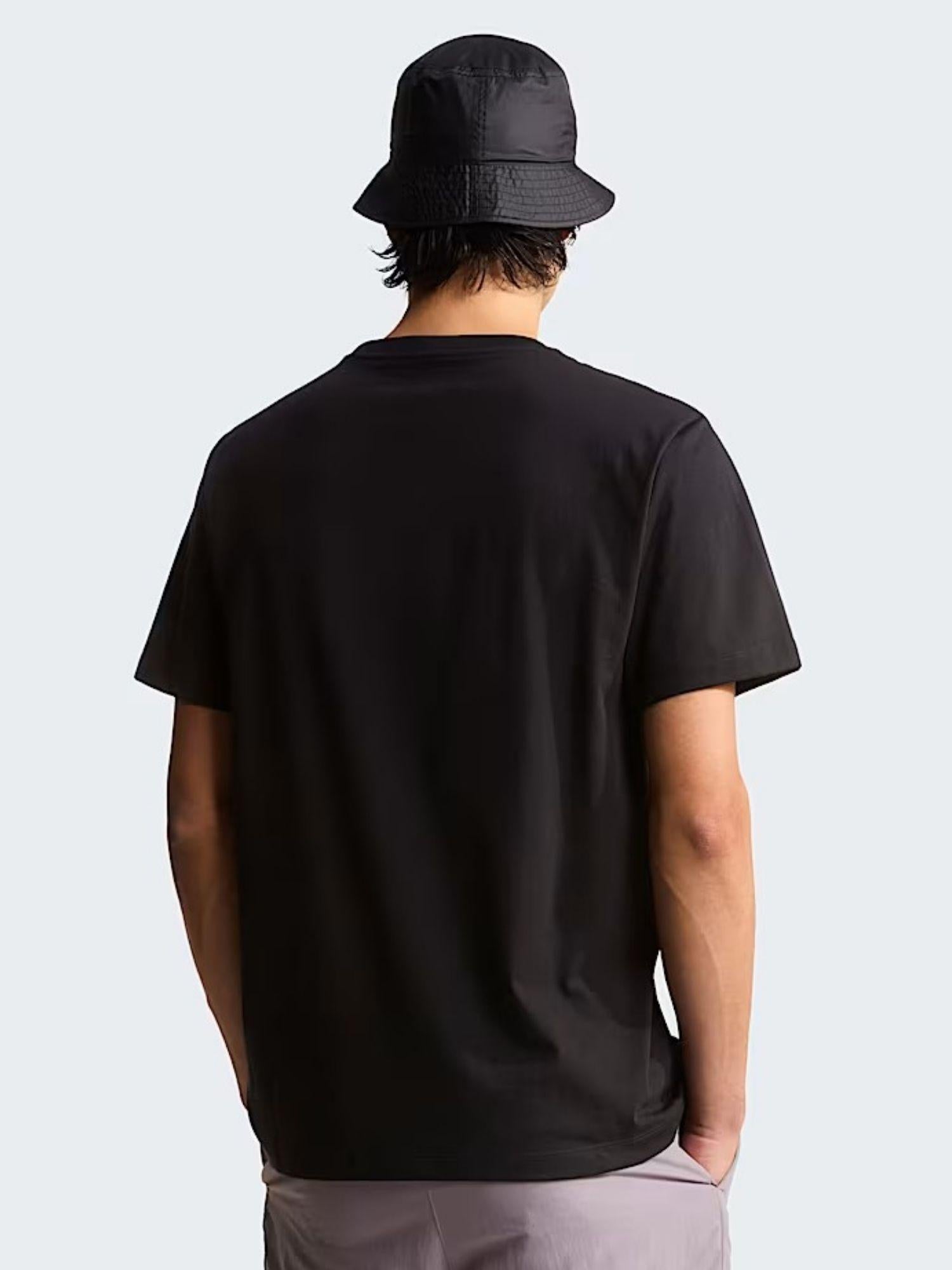 The North Face T-Shirt Uomo Nera Evolution Simple Dome Regular NF0A8CZ2 JK3 THE NORTH FACE