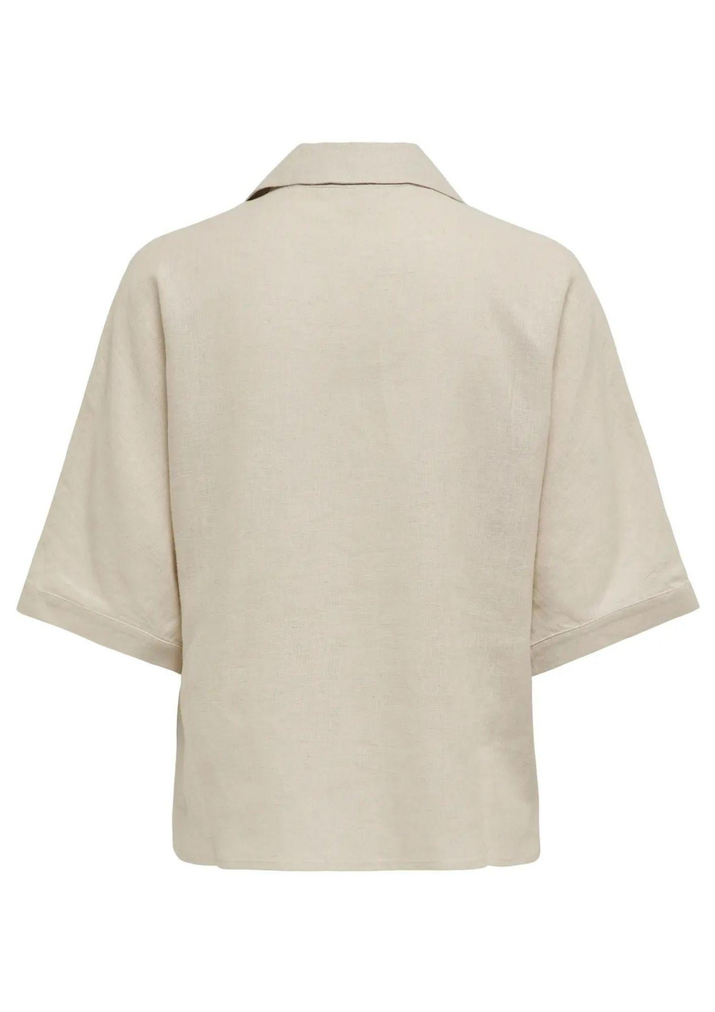 Only Camicia Donna Bruxelles Grigio Luna 15314215 Moonbeam ONLY
