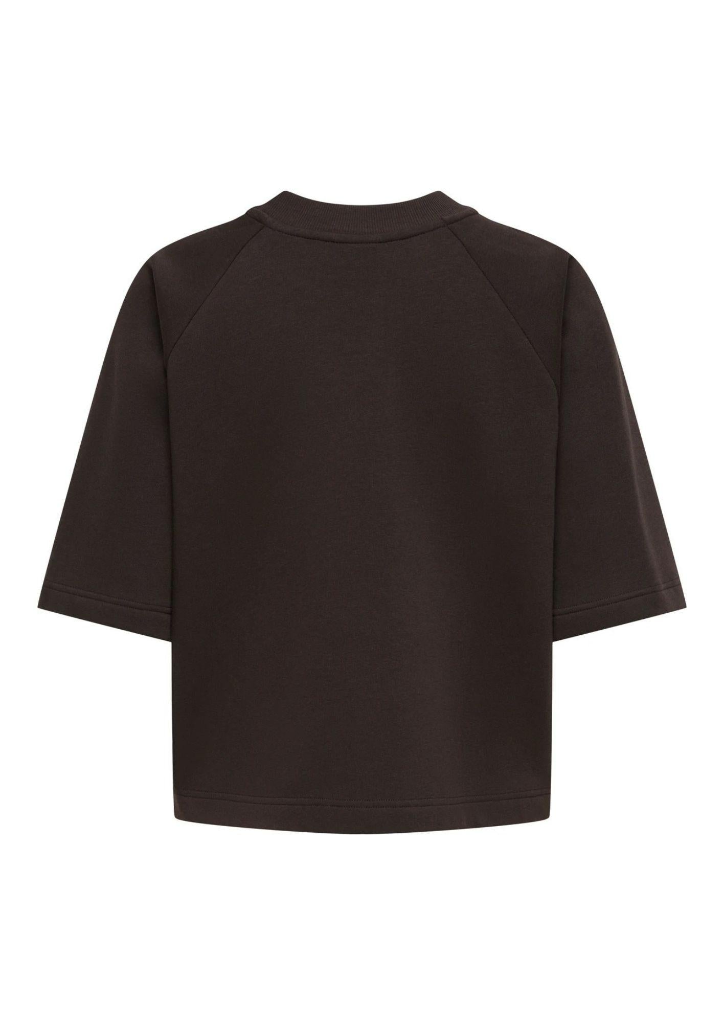 Jacqueline De Yong Felpa Donna Olivia Marrone 15384345 Chocolate Torte CREME AMOUR JACQUELINE DE YONG
