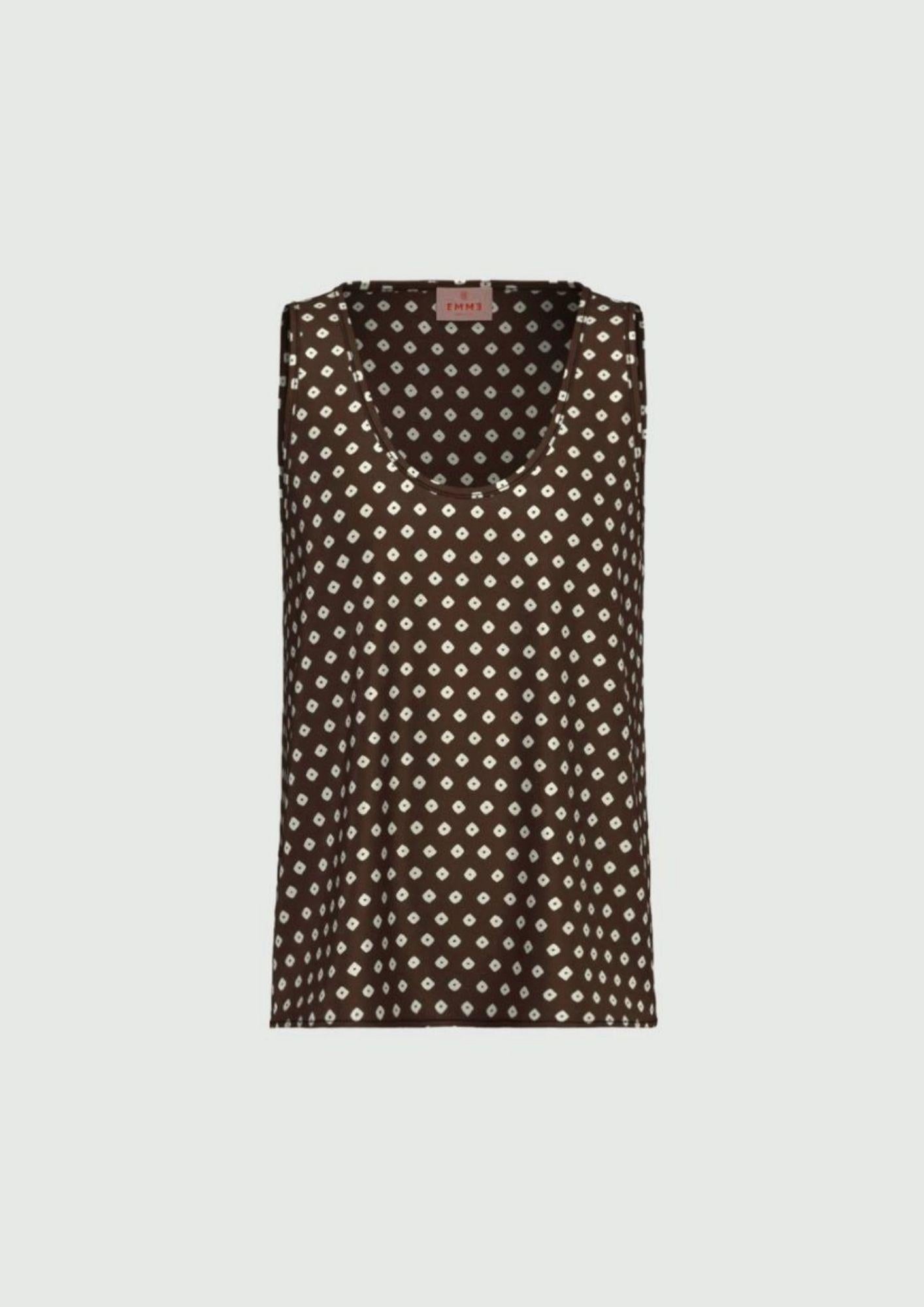 Emme Marella Top Donna Emmcresta Kaki 2615161021200 008 EMME MARELLA