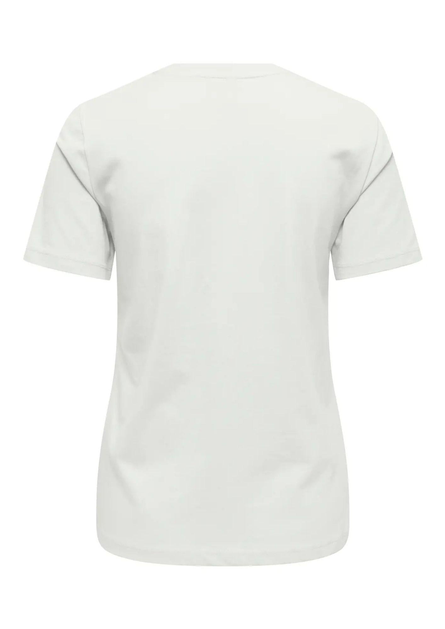 Only T-Shirt Donna Filizza Bianca 15368933 Cloud Dancer ONLY