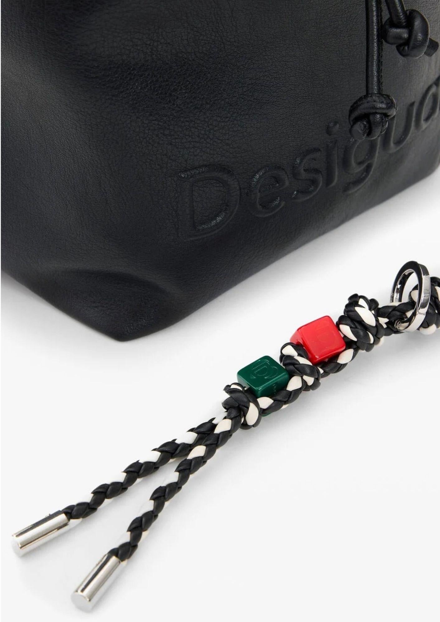 Desiagual Zaino Backhalf Logo Luena Mini Black Nero 26SAKP19 2000 DESIGUAL