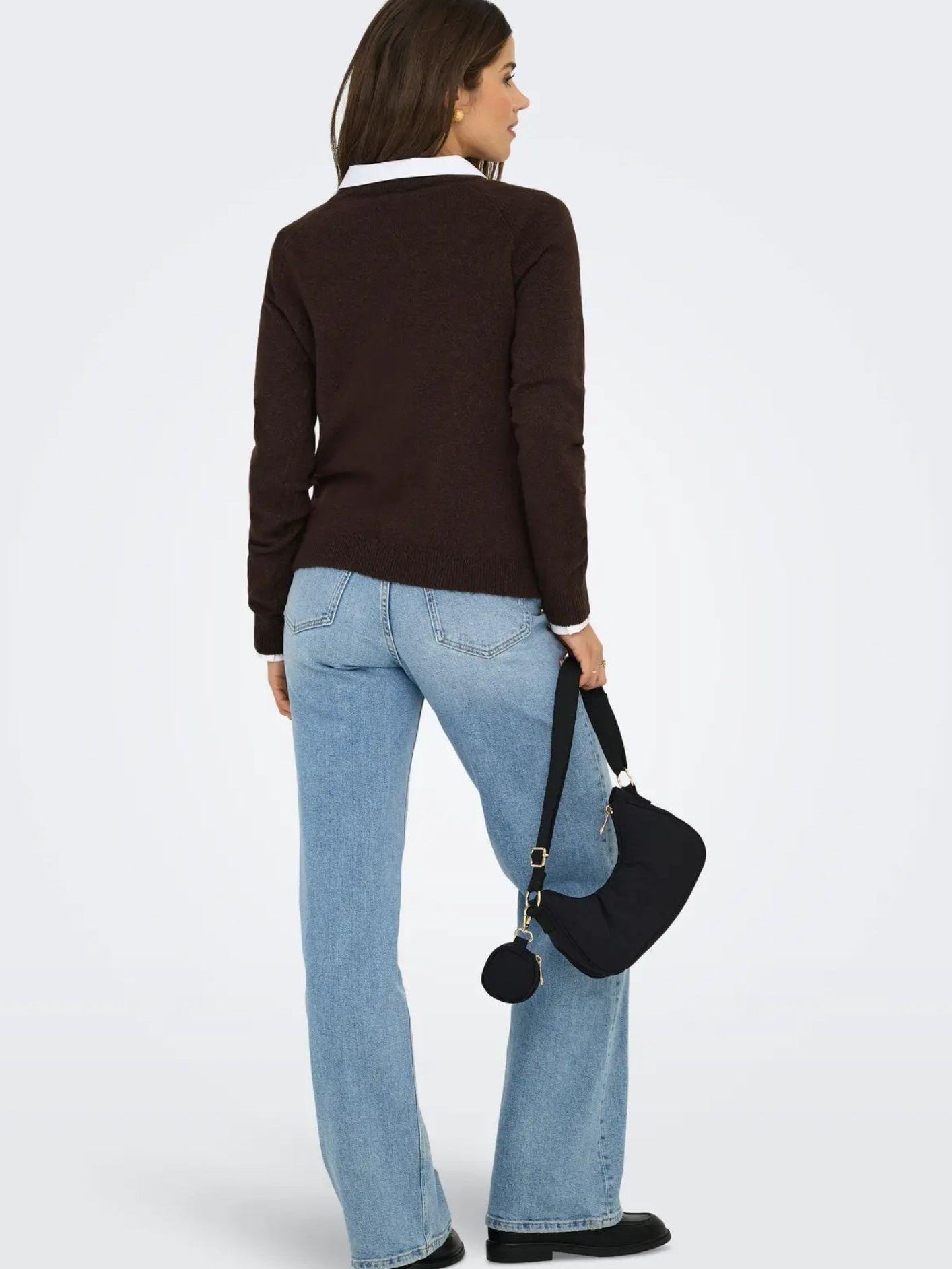 Only Pullover Donna Rica Cioccolato 15204279 Chocolate Torte ONLY