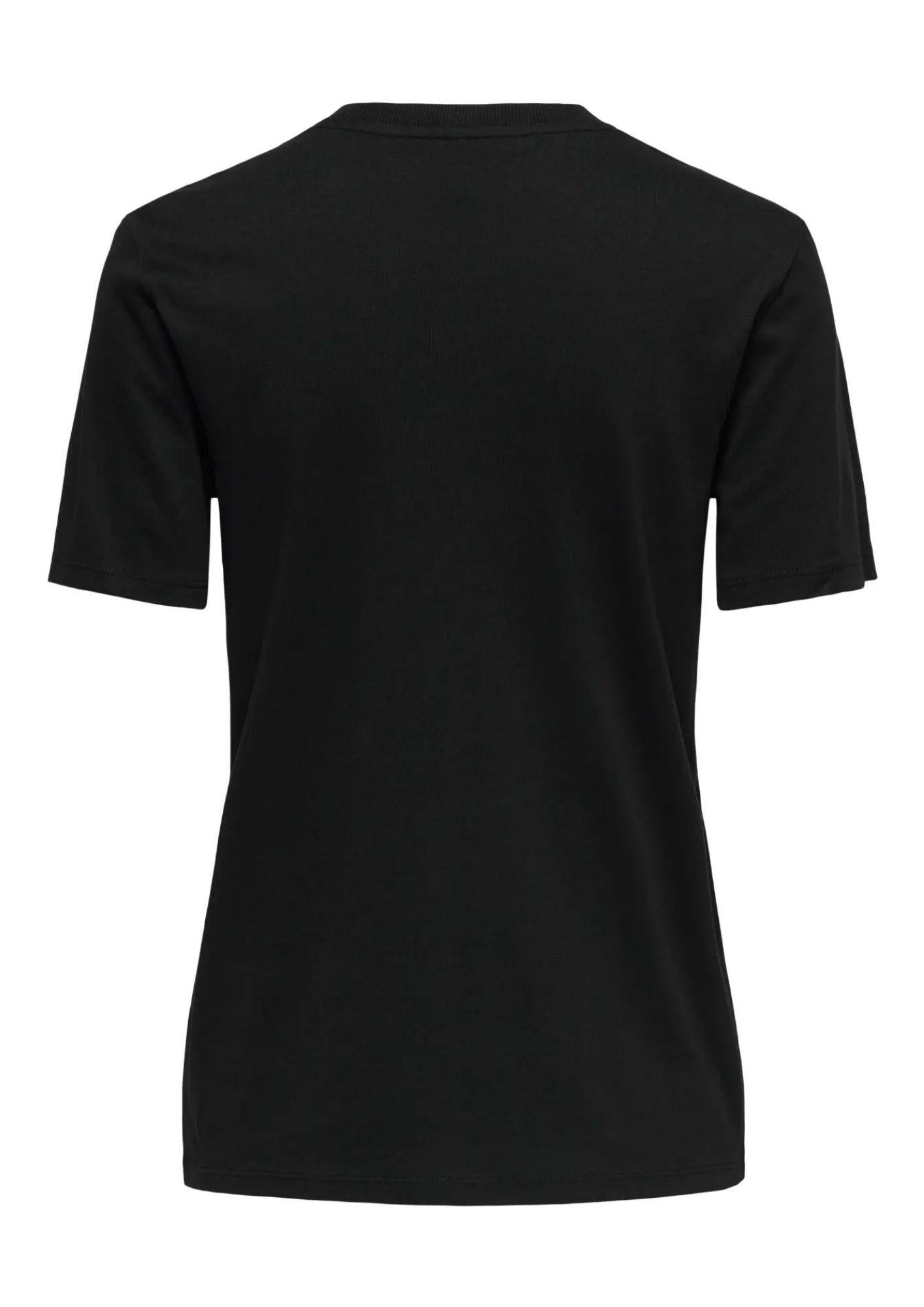 Only Top Donna Parker Nero 15343568 Black Rhinestone ONLY