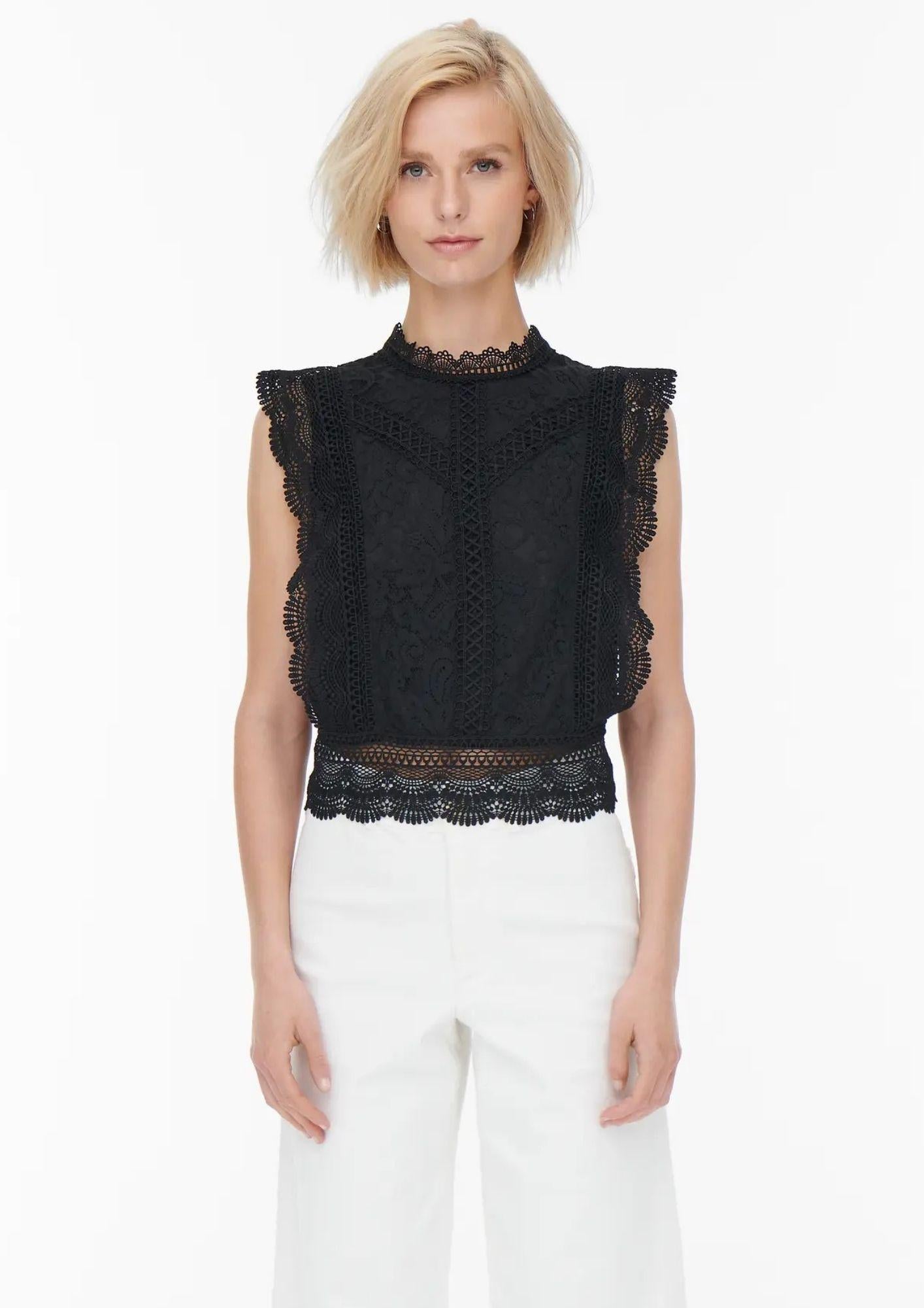 Only Top Donna Karo Nero 15204604 Black ONLY