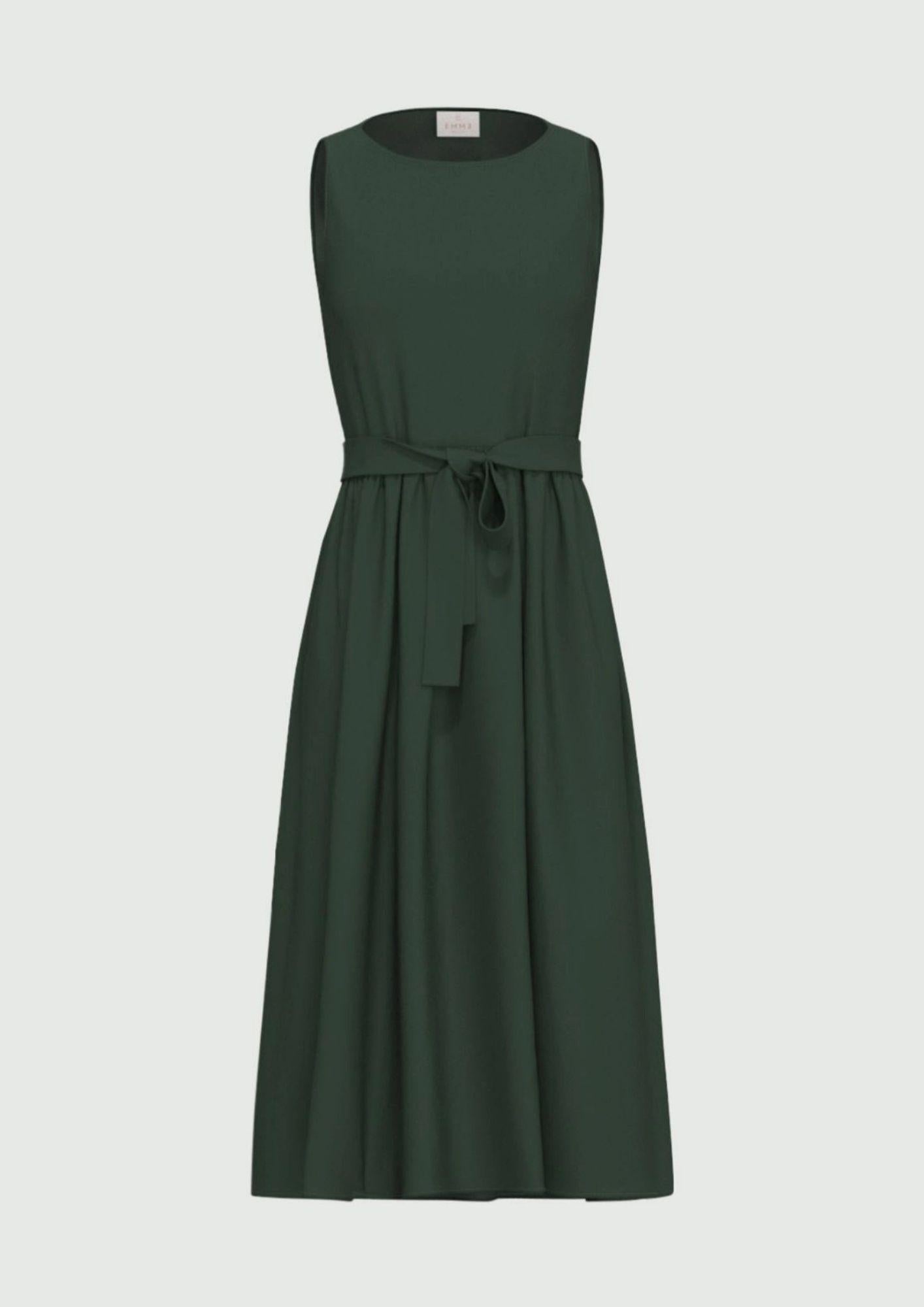 Emme Marella Vestito Donna Emmkabala Verde Scuro 2615221232200 004 EMME MARELLA