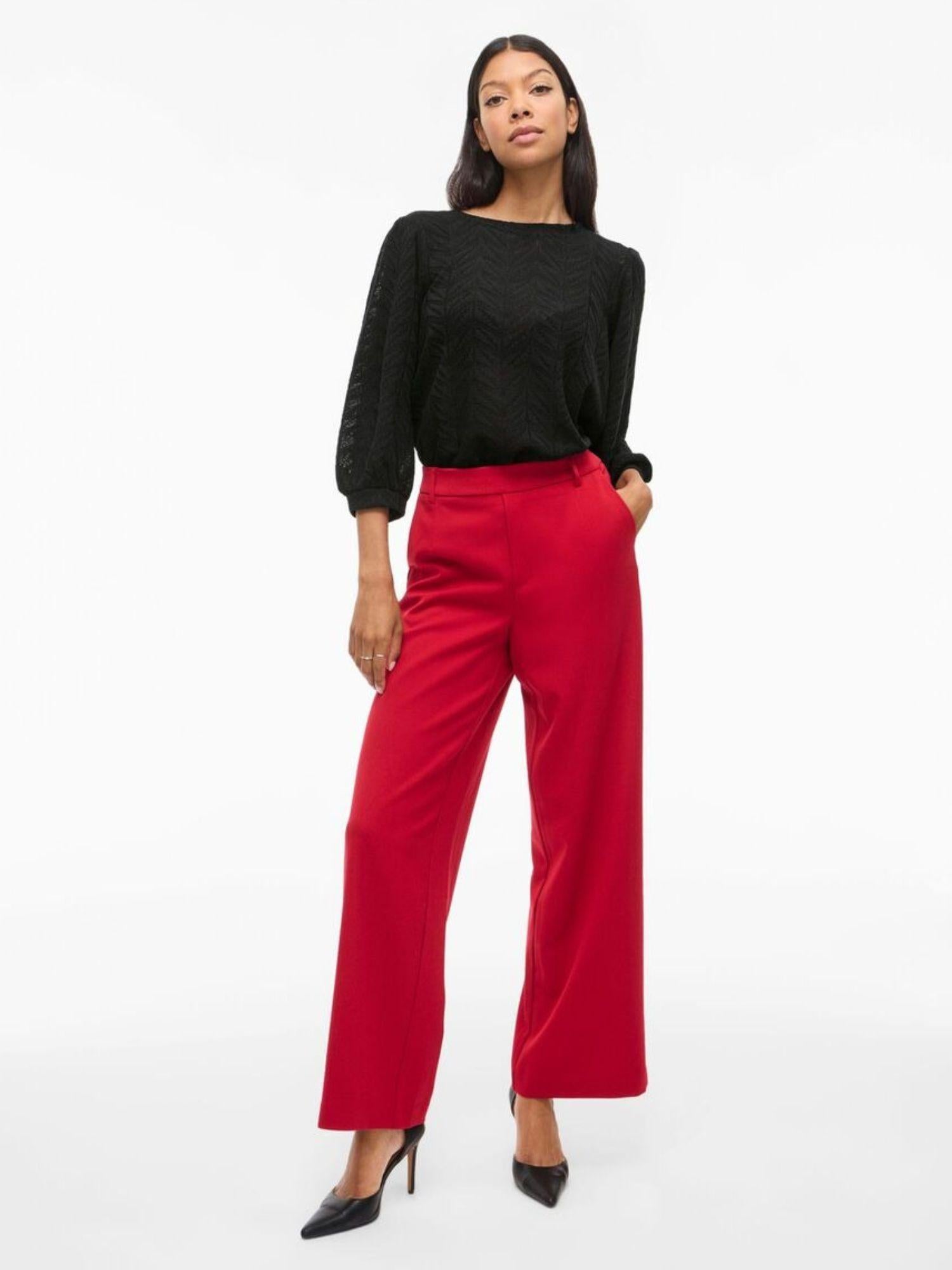 Vila Top Donna Obera Nero 14108556 Black VILA