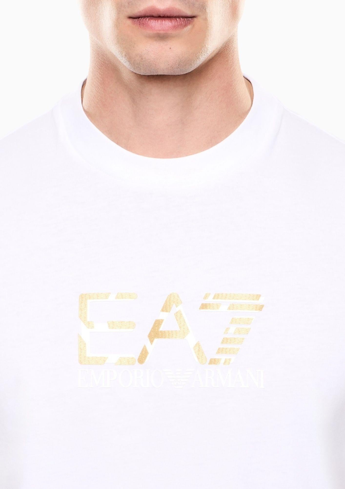EA7 Emporio Armani T-Shirt Uomo Bianca 7M001562 AF17789 U0002 EA7 EMPORIO ARMANI
