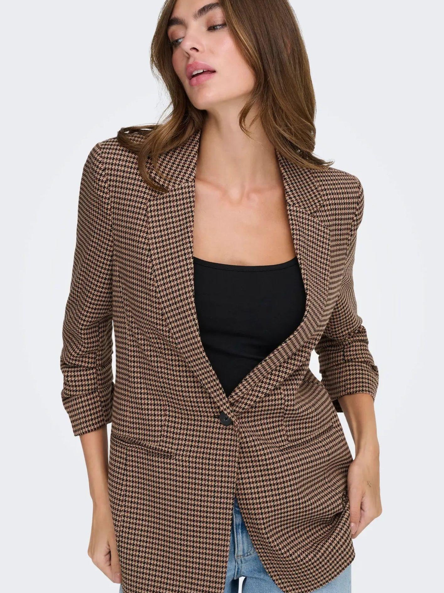 Only Giacca Donna Lettie Decadent Chocolate 15353566 Decadent Chocolate ONLY