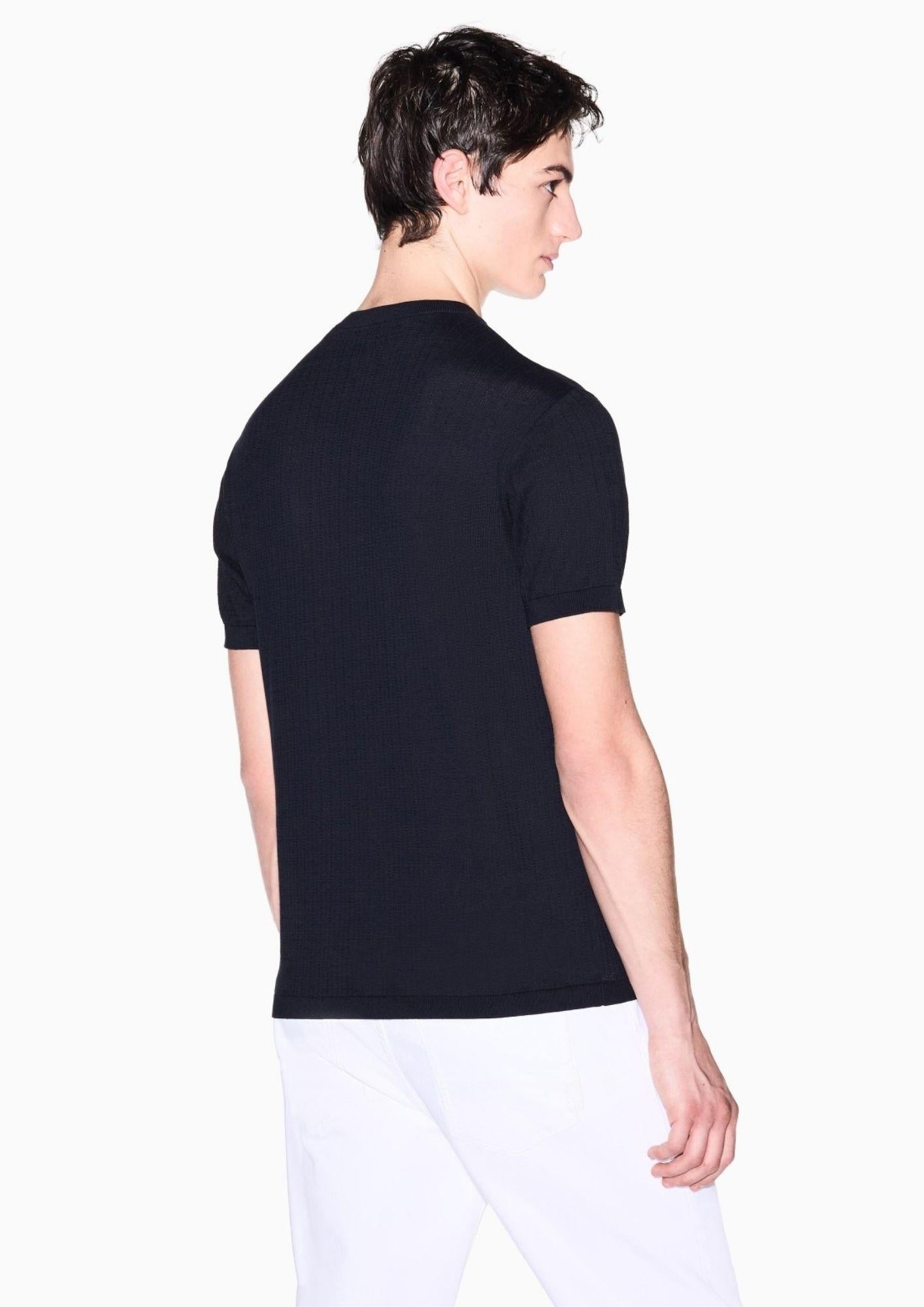 Armani Exchange Maglia Uomo Blu Navy XM002439 AF22249 UB101 ARMANI EXCHANGE
