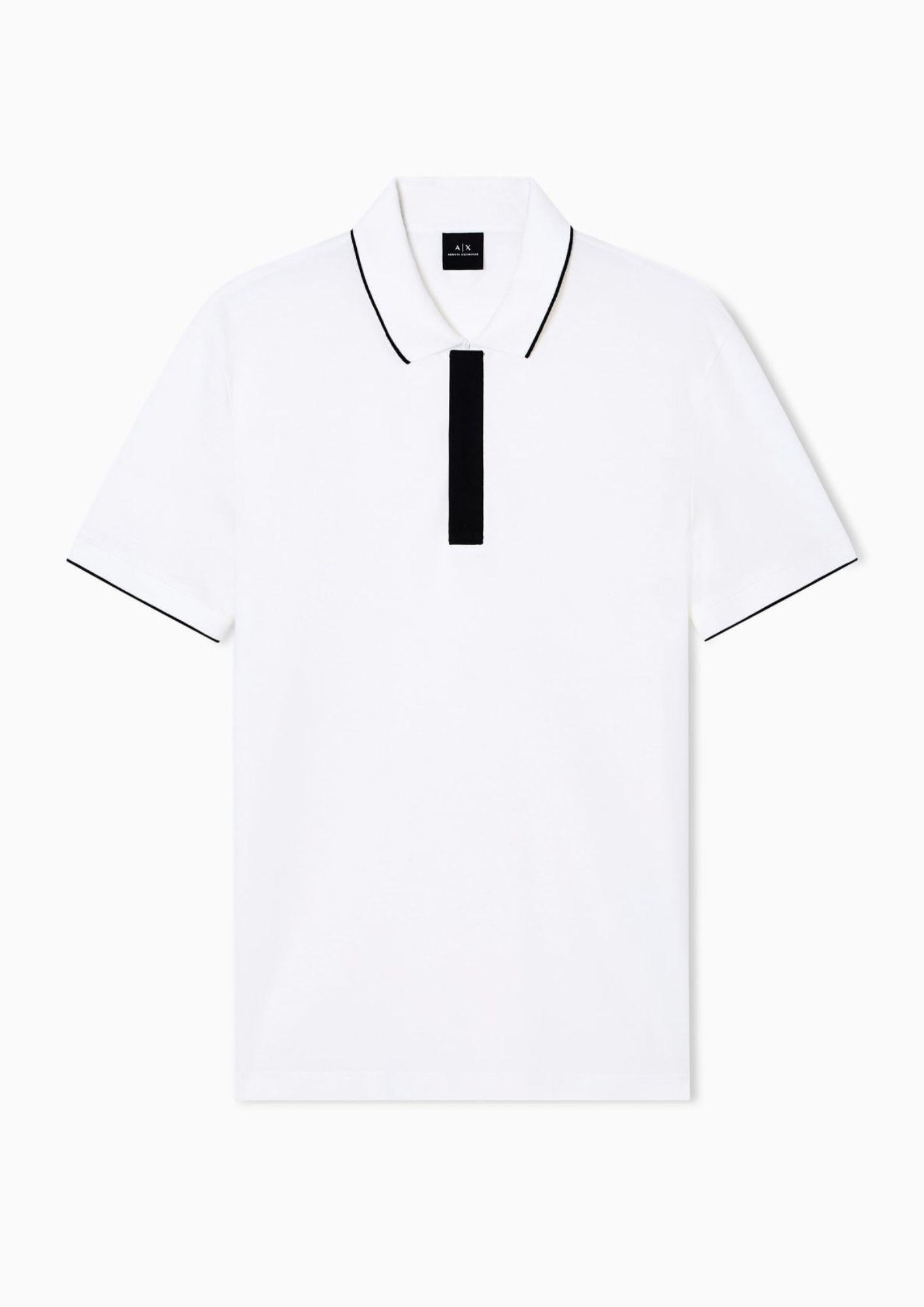 Armani Exchange Polo Uomo Bianca XM001285 AF10366 U0009 ARMANI EXCHANGE