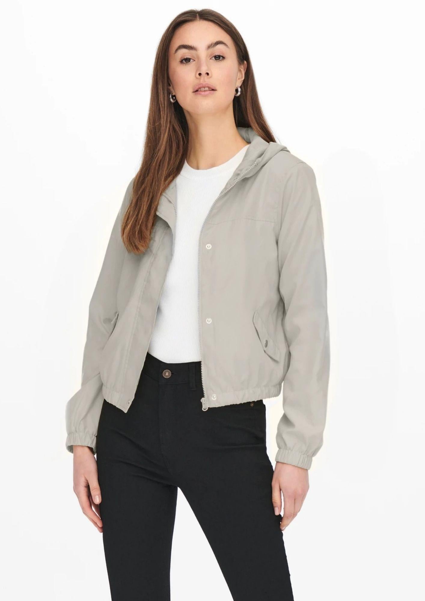 Jacqueline De Yong Giubbino Donna Hazen Grigio 15236012 Moonbeam WHITE JACQUELINE DE YONG