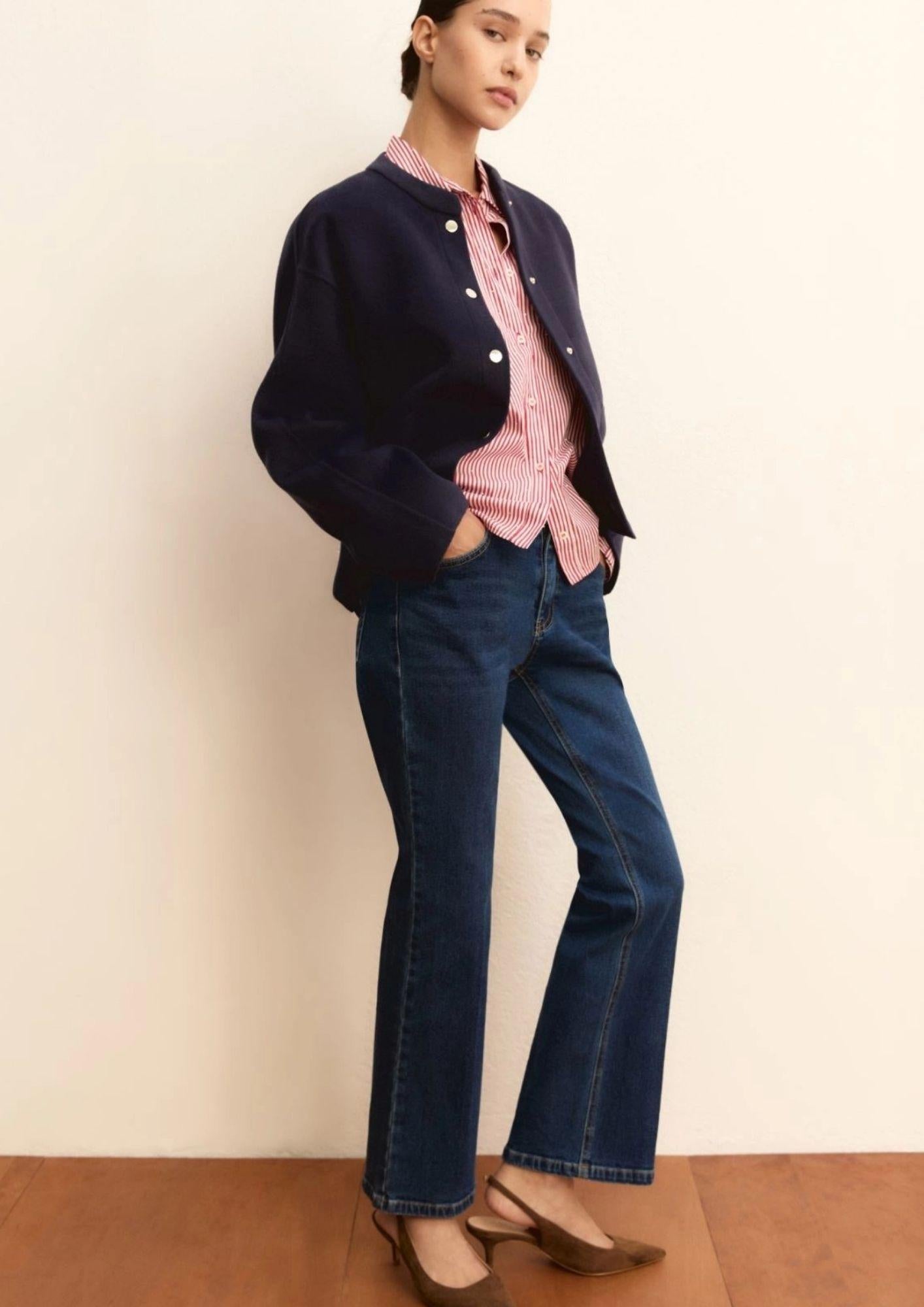 Emme Marella Jeans Donna Emmslimflare Blu Medio 2615181061200 002 EMME MARELLA