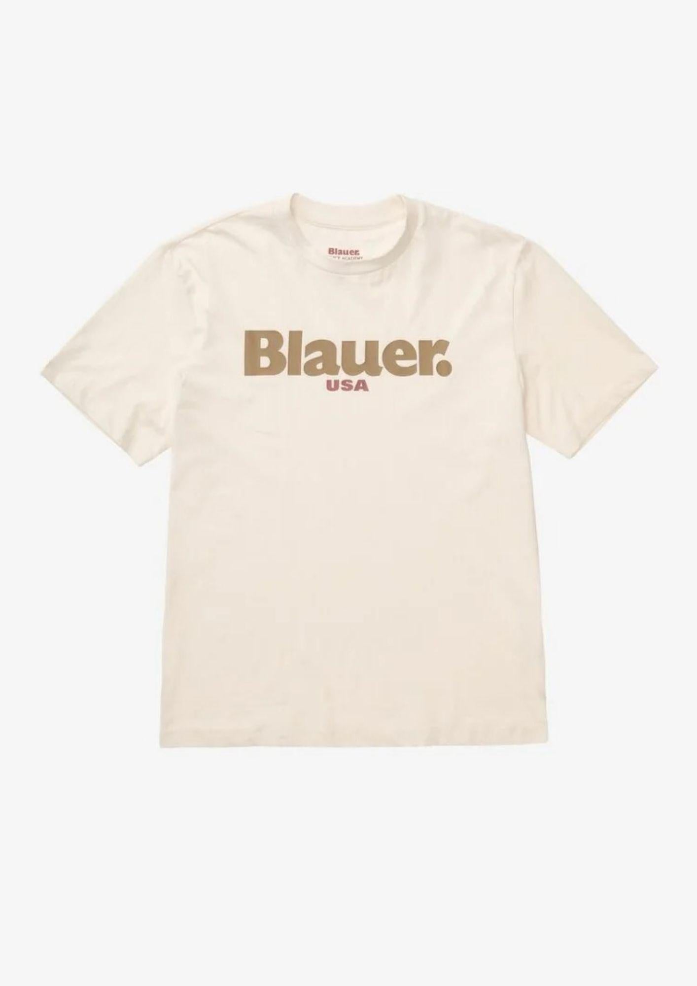 Blauer T-Shirt Uomo Ernst Bianco Neve BLUH02299 7439 102 BLAUER