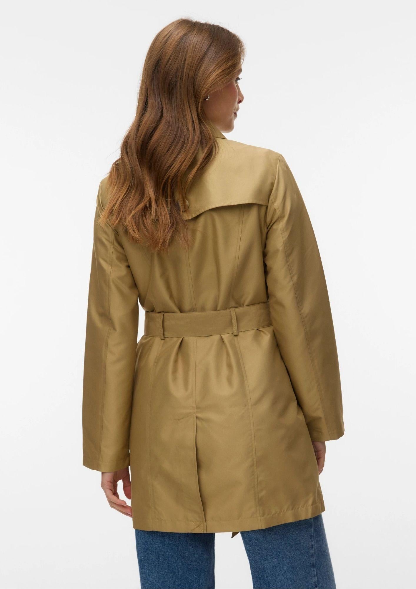 Vero Moda Trench Donna Gella Marrone Kelp 10338949 Kelp VERO MODA