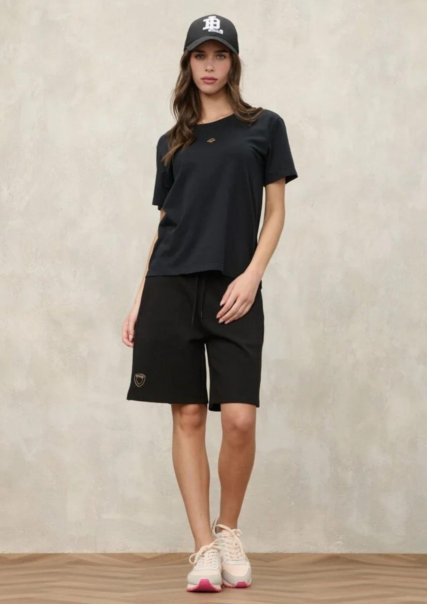 Blauer T-Shirt Donna Pumpies Nera BLDH02211 7439 999 BLAUER