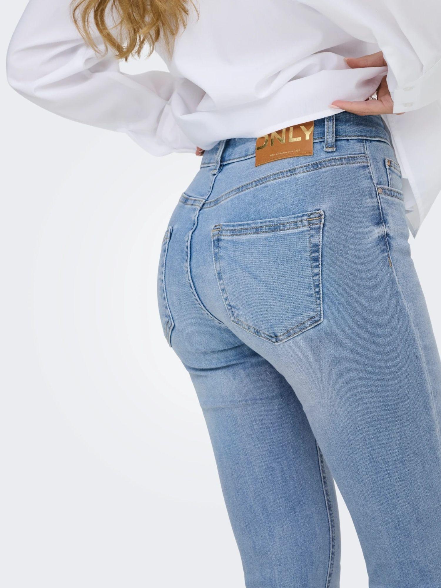 Only Jeans Donna Light Blue Flared Fit Onlblush 15245444 Light Blue Denim ONLY