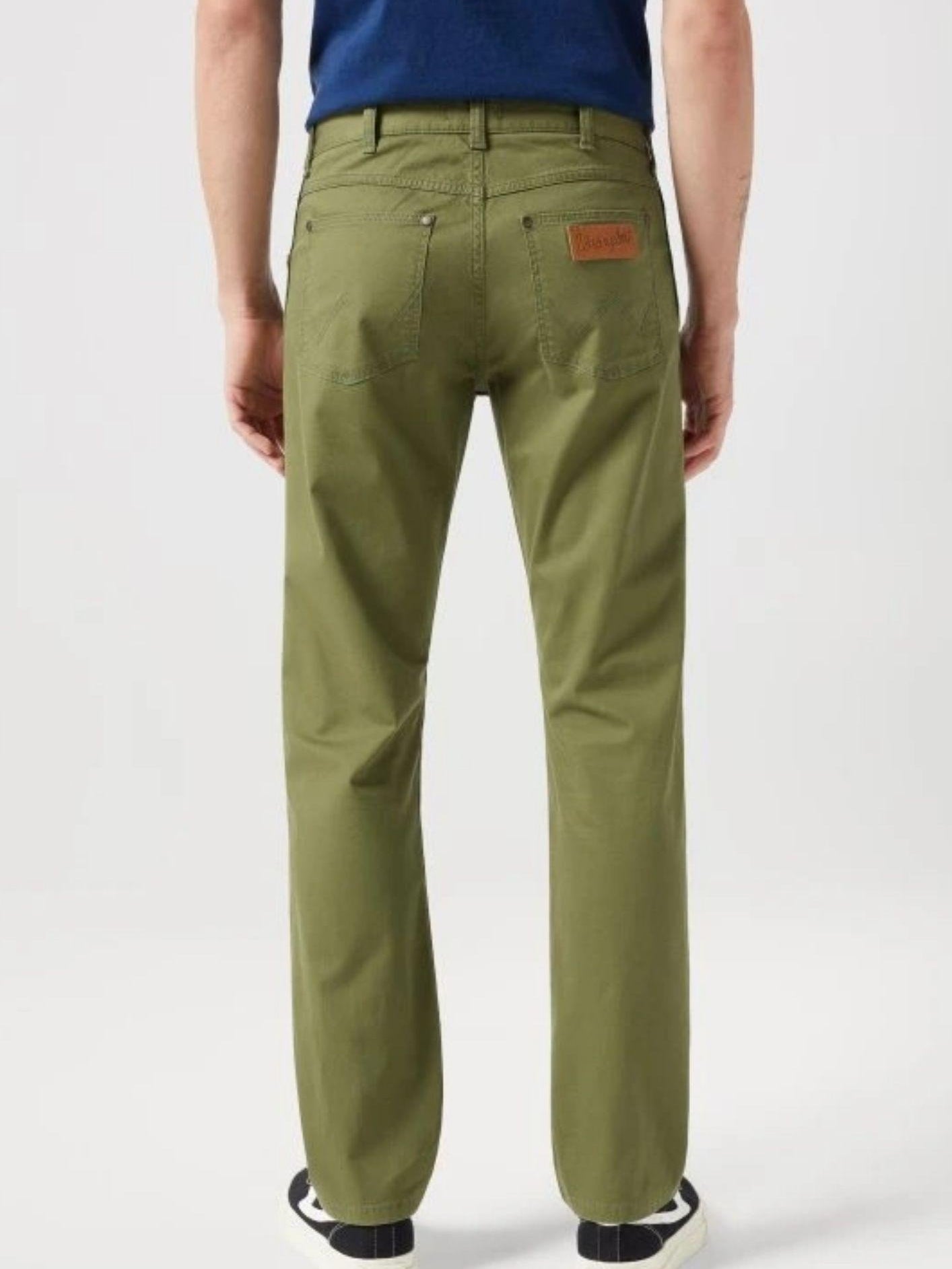 Wrangler Pantalone Uomo Verde 112350800 GREEN WRANGLER