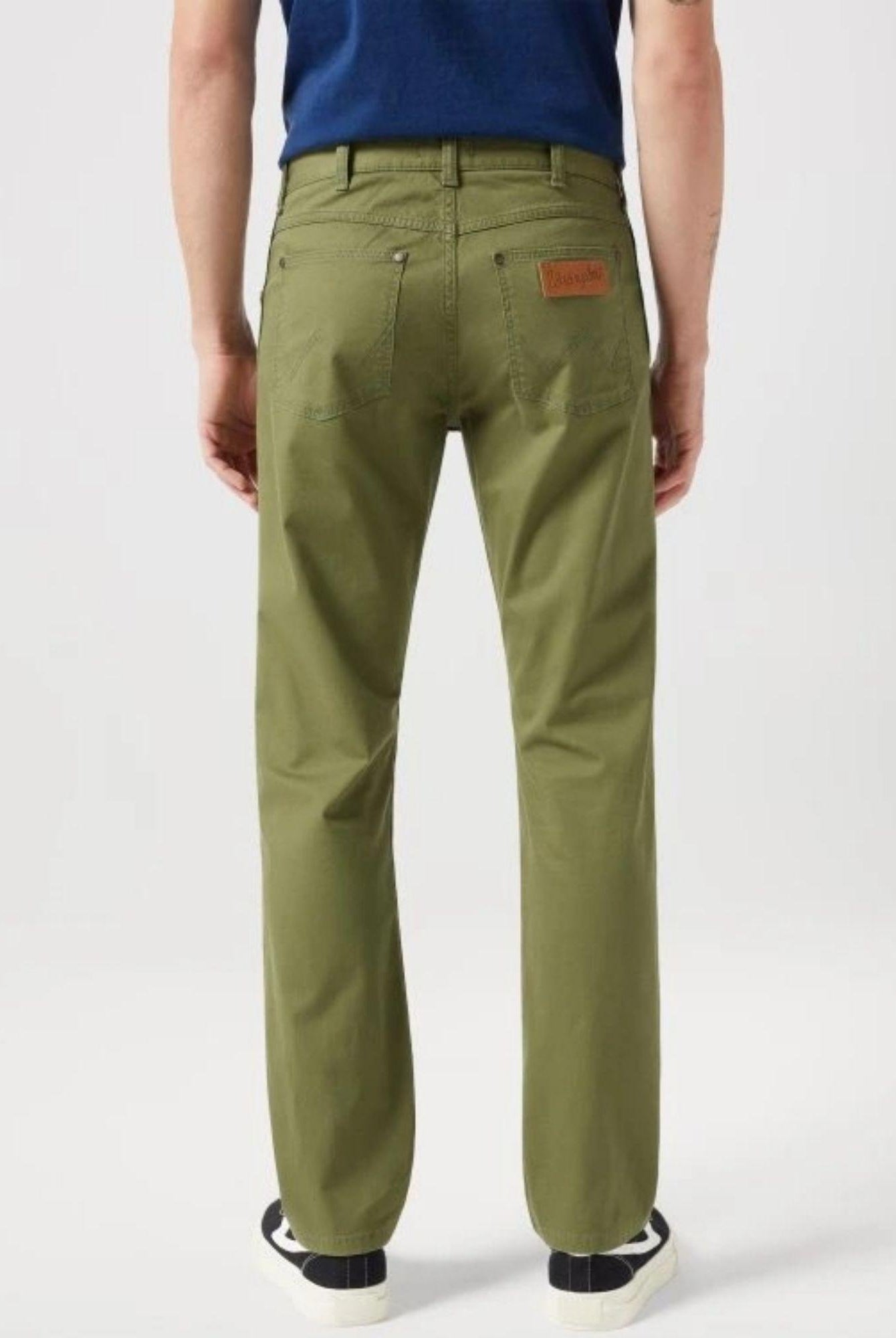 Wrangler Pantalone Uomo Verde 112350800 GREEN WRANGLER