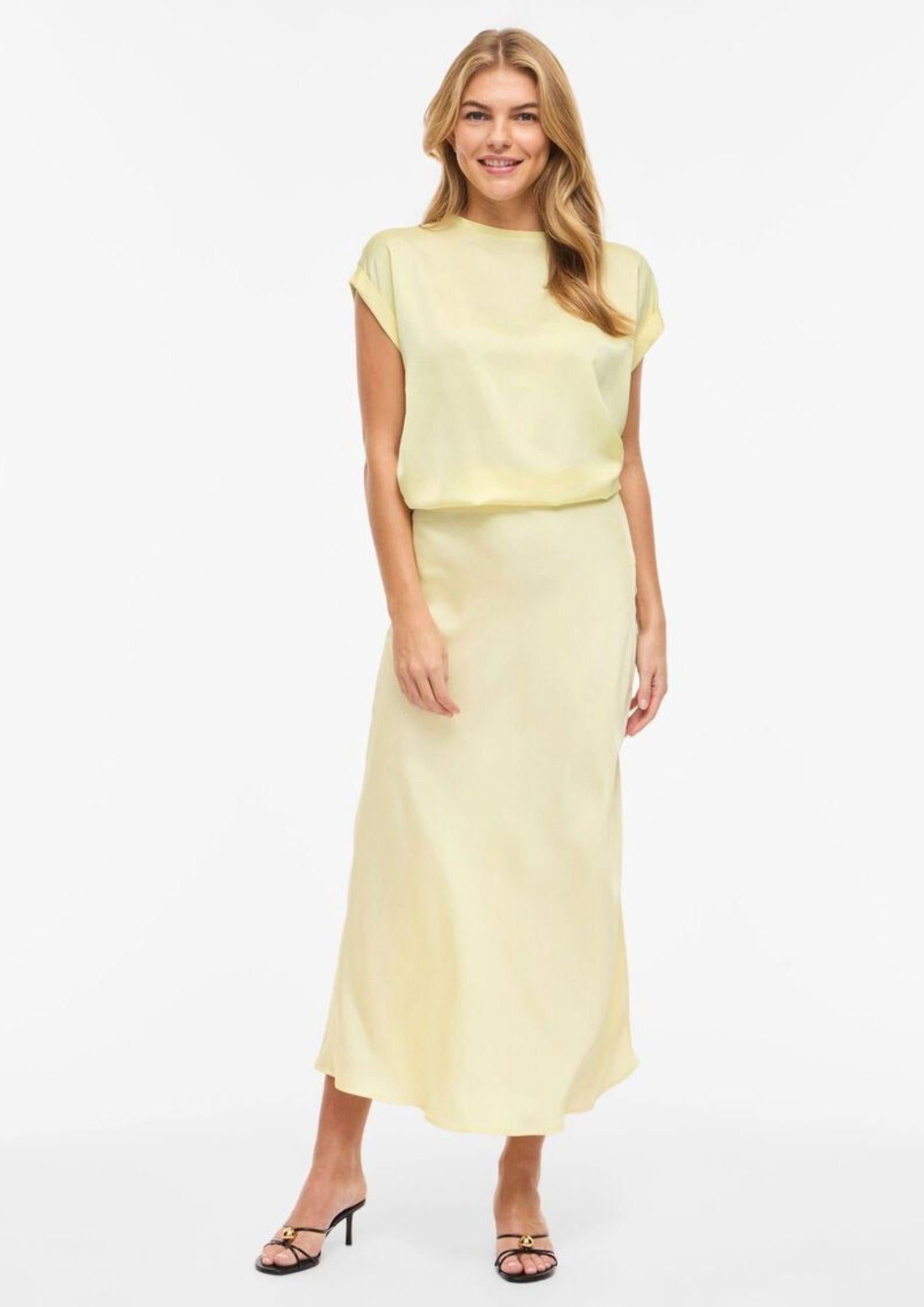 Vila Top Donna Viellette Giallo Pastello 14059563 Pastel Yellow VILA