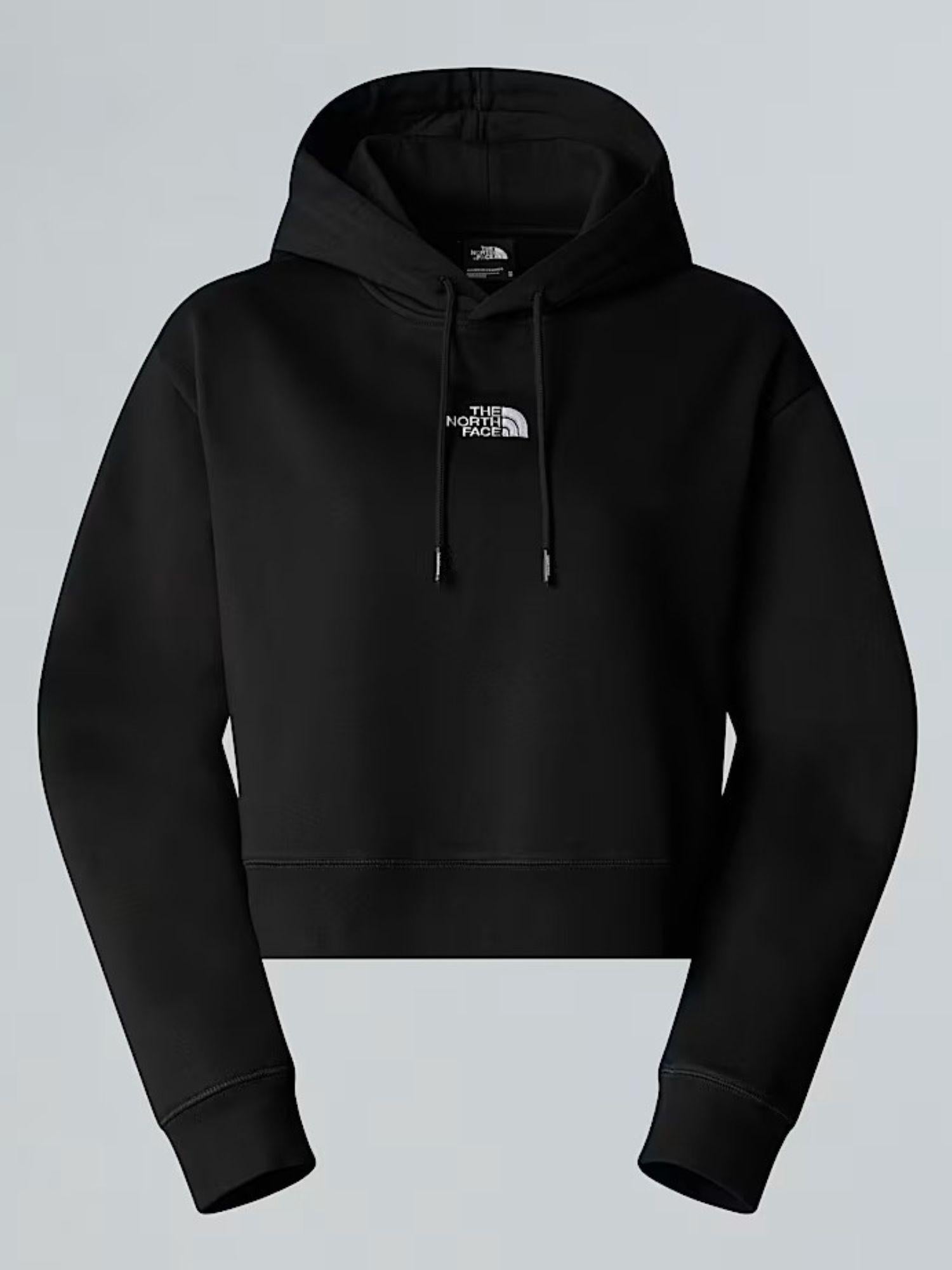 The North Face Felpa con cappuccio corta in vita Essential Donna TNF Black NF0A89EX JK3 THE NORTH FACE