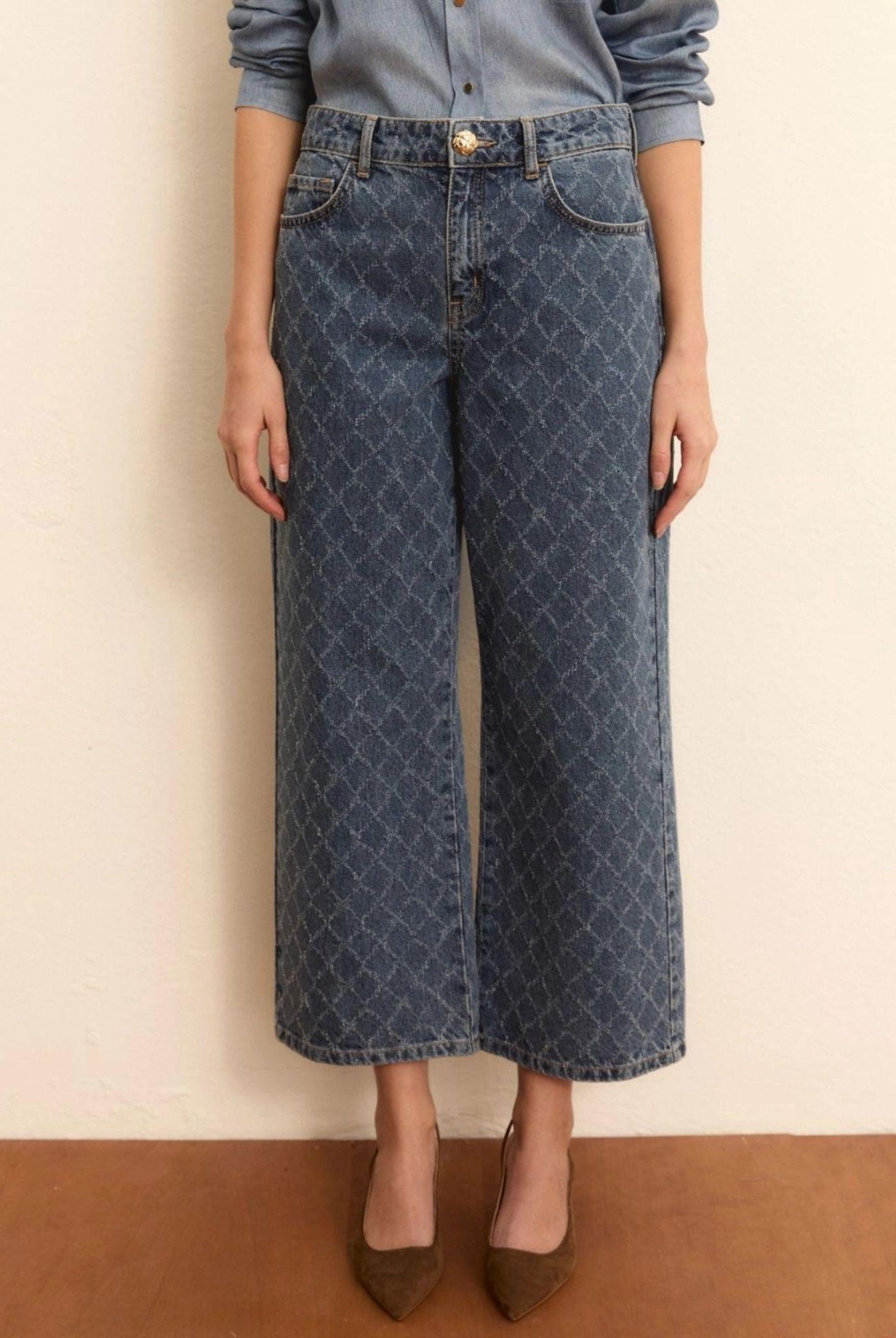 Emme Marella Jeans Donna Emimadre Blu Denim 2615181014200 001 EMME MARELLA