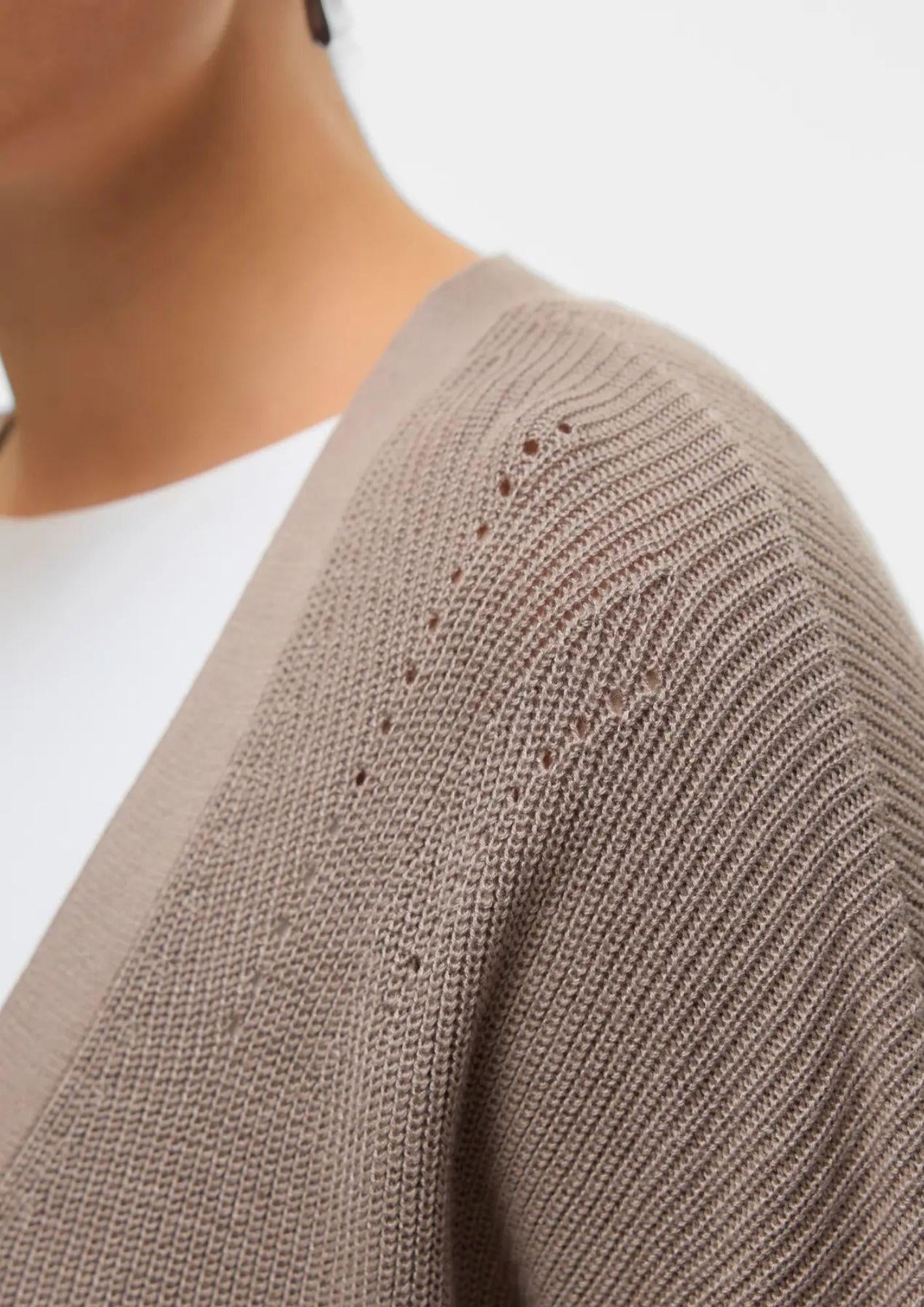 Vero Moda Cardigan Donna Newlexsun Grigio 10281878 Moon Rock VERO MODA