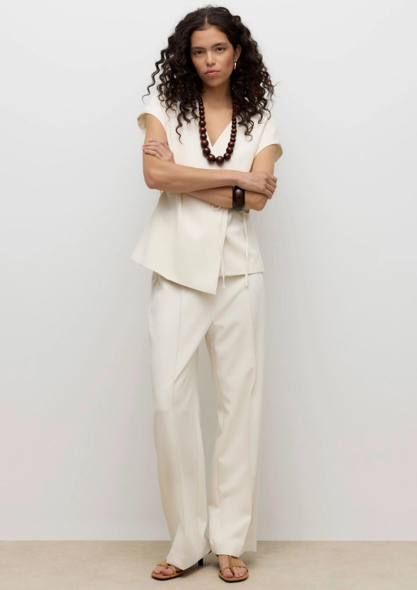 Aware Pantalone Donna Vannah Bianco Betulla 10339491 Birch AWARE