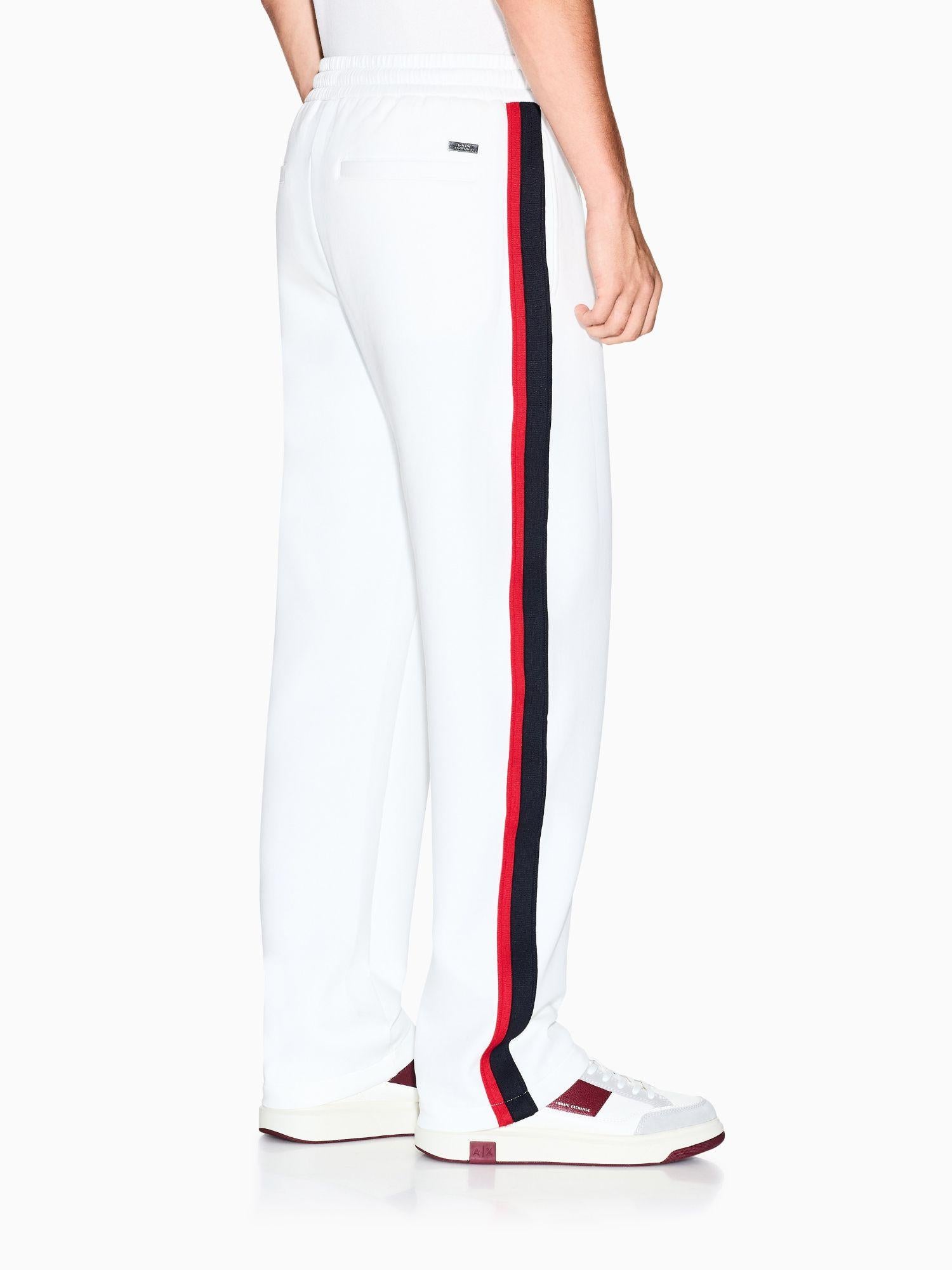 Armani Exchange Pantaloni Sportivi Uomo Bianchi XM001400 AF13047 U0009 ARMANI EXCHANGE