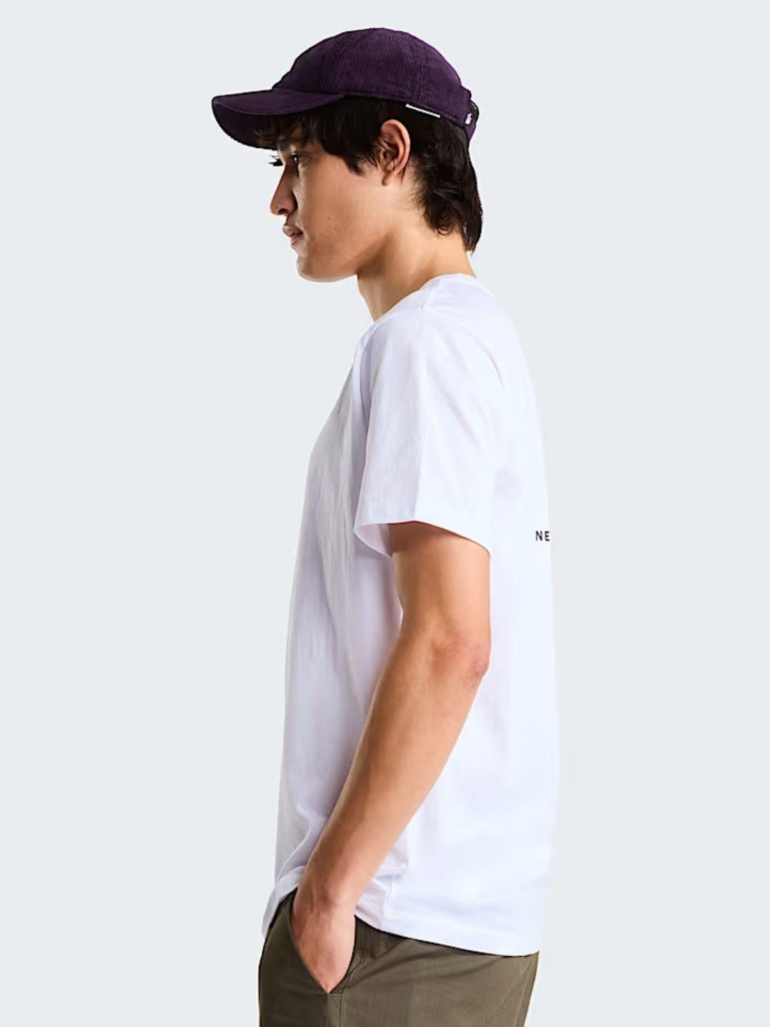 The North Face T-Shirt Uomo Bianca Evolution NSE Box Regular NF0A8B6K FN4 THE NORTH FACE