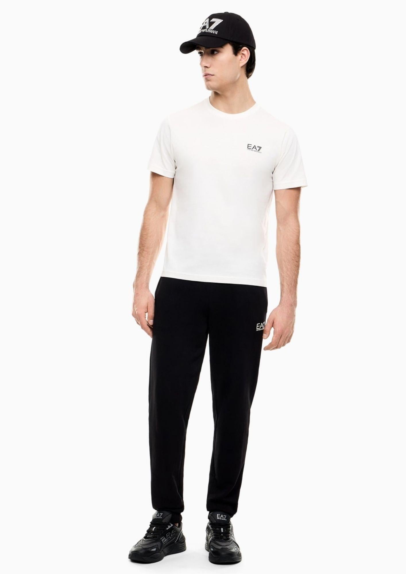 EA7 Emporio Armani T-Shirt Uomo Bianco Panna 8NPT25 PJVPZ U0004 EA7 EMPORIO ARMANI