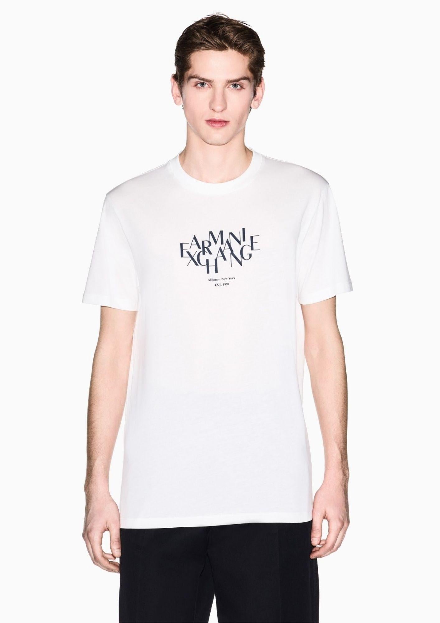 Armani Exchange T-Shirt Bianca XM002782 AF10356 U0009 ARMANI EXCHANGE