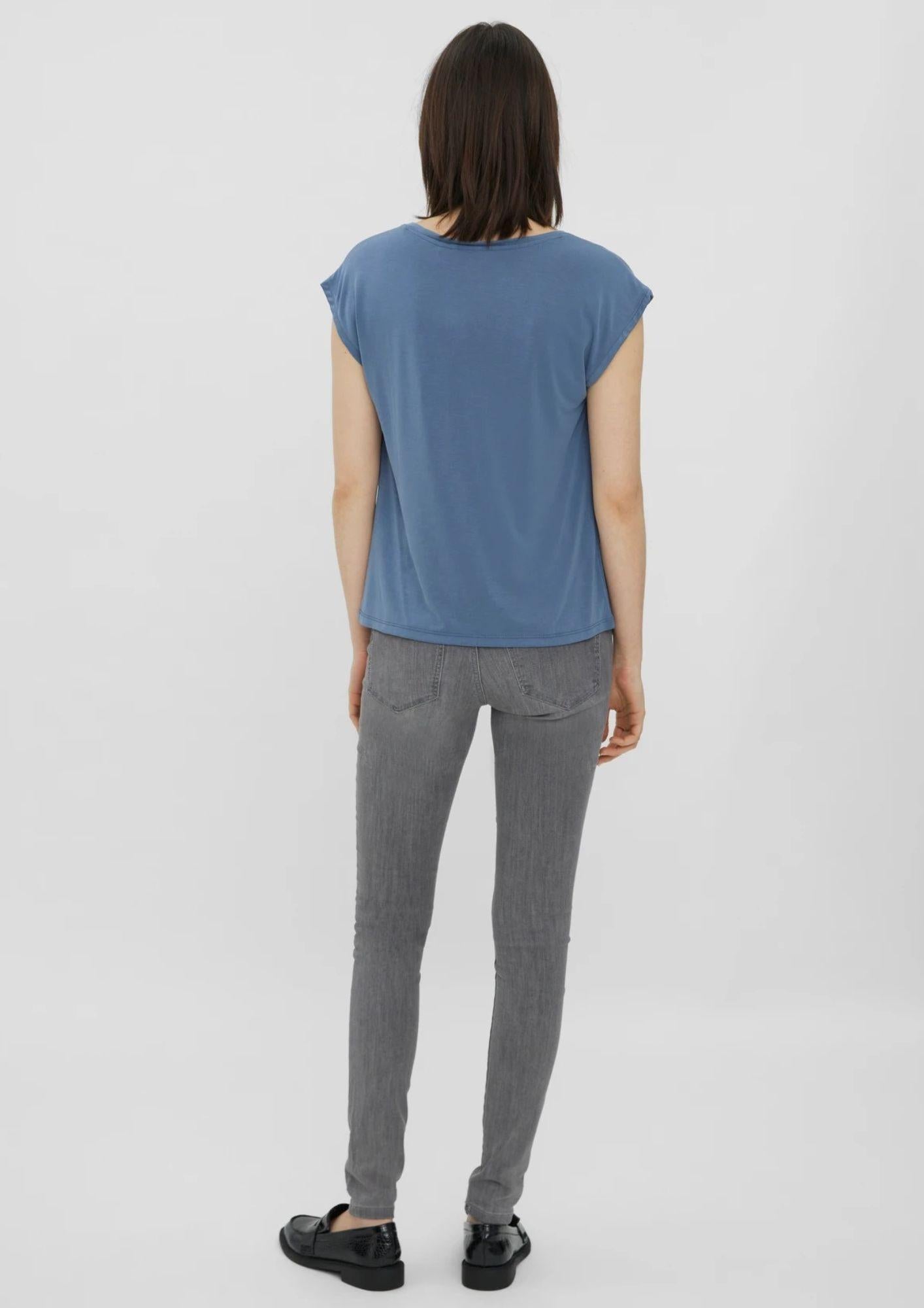 Vero Moda Top Donna Filli Blu 10247666 China Blue VERO MODA